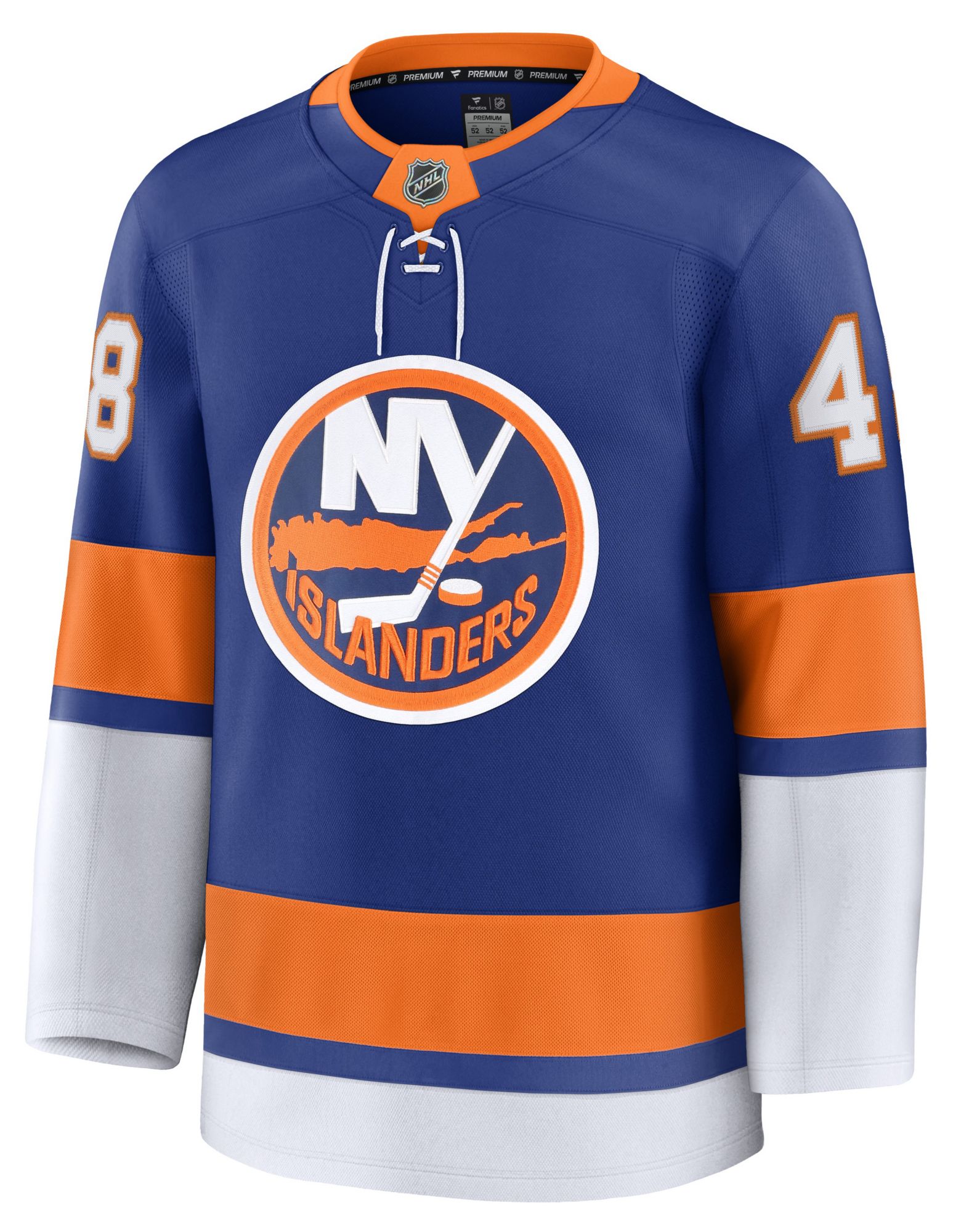 NHL Men's New York Islanders Matthew Schaefer #48  Blue Home Premium Authentic Jersey product image