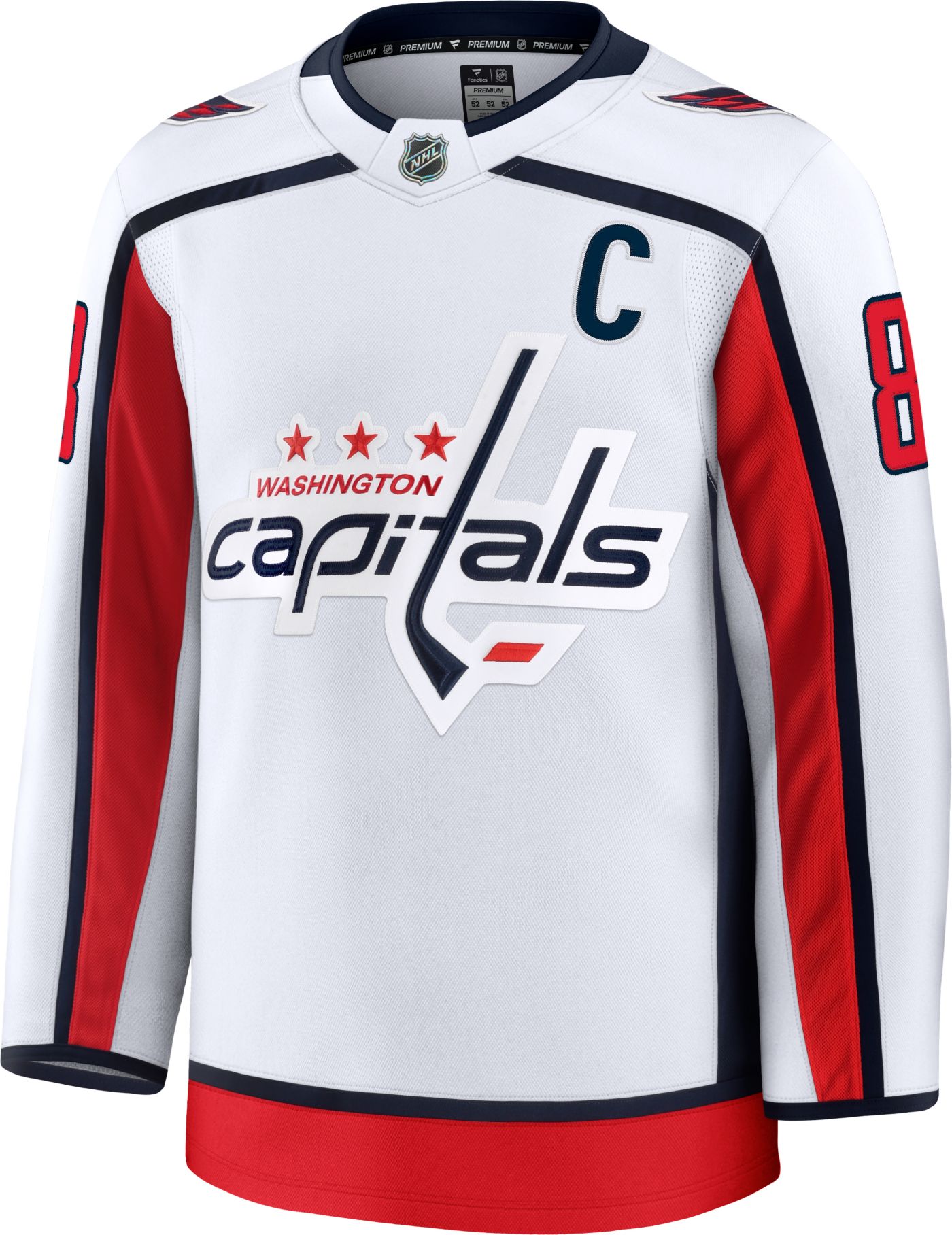 NHL Men s Washington Capitals Alex Ovechkin 8 2024 2025 Premium Authentic Away Jersey Dick s Sporting Goods