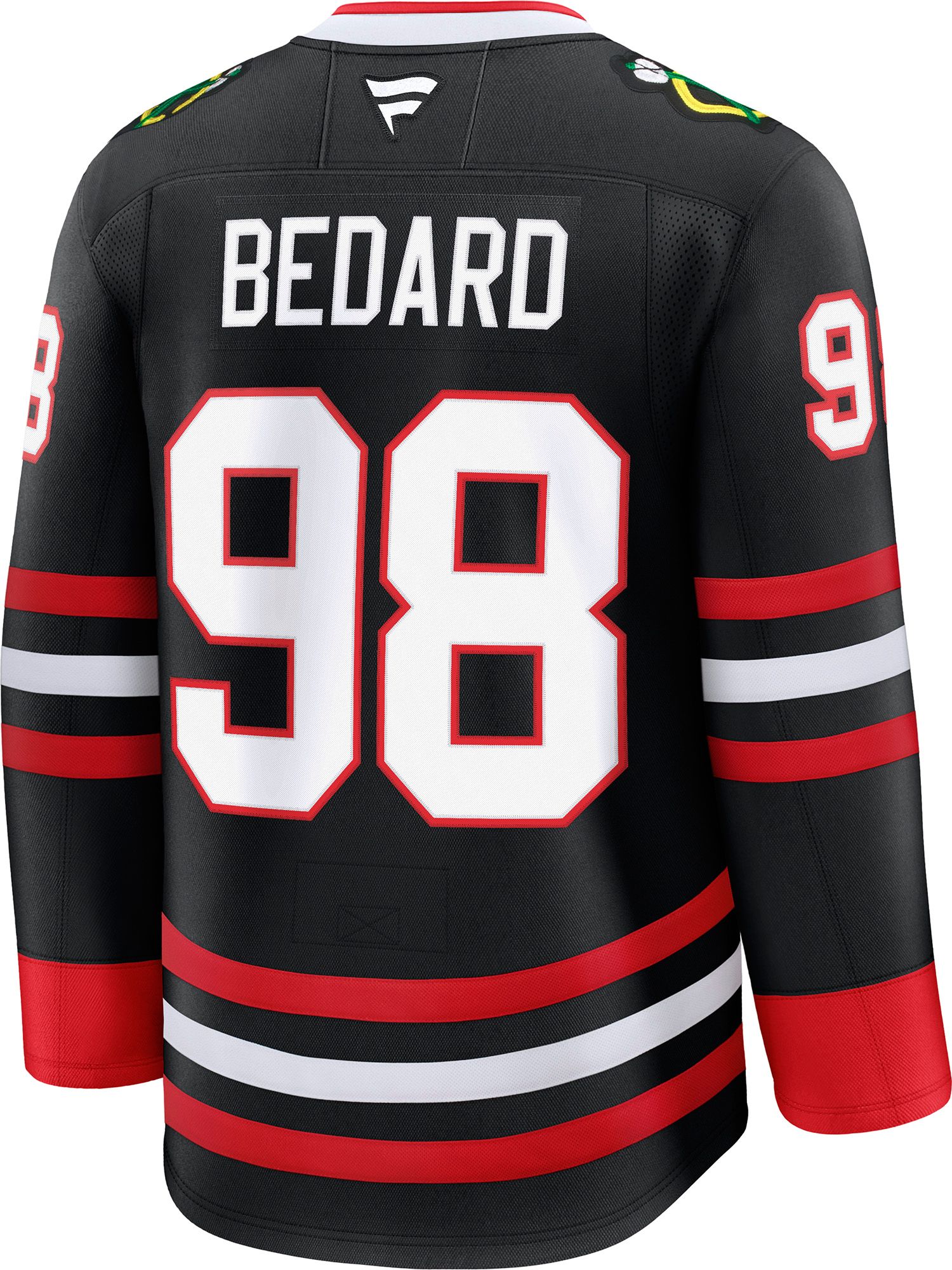 NHL Men's Chicago Blackhawks Connor Bedard #98 Black Premium Authentic Alternate Jersey product image