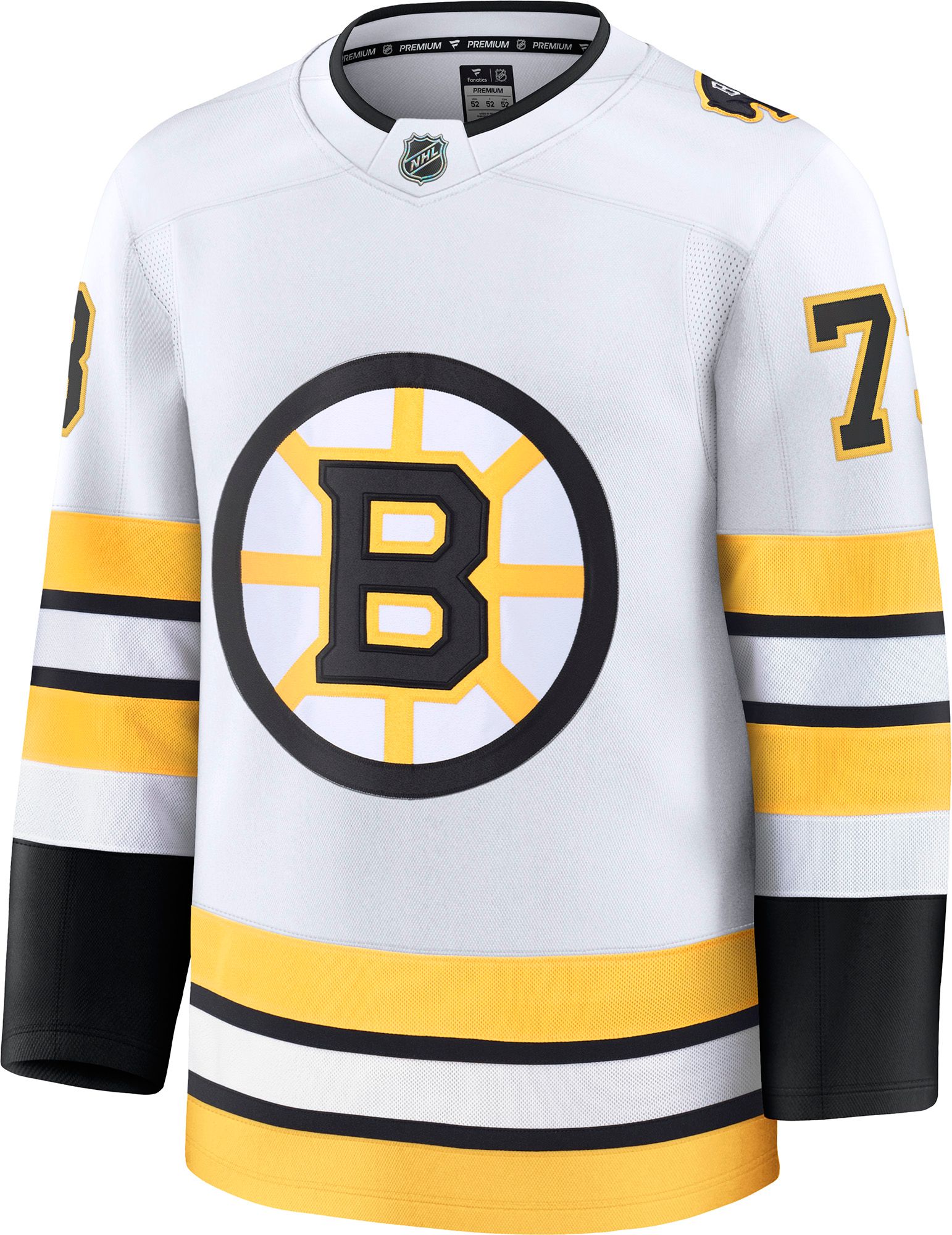 NHL Men's Boston Bruins Charlie McAvoy #73 White Premium Authentic Jersey product image