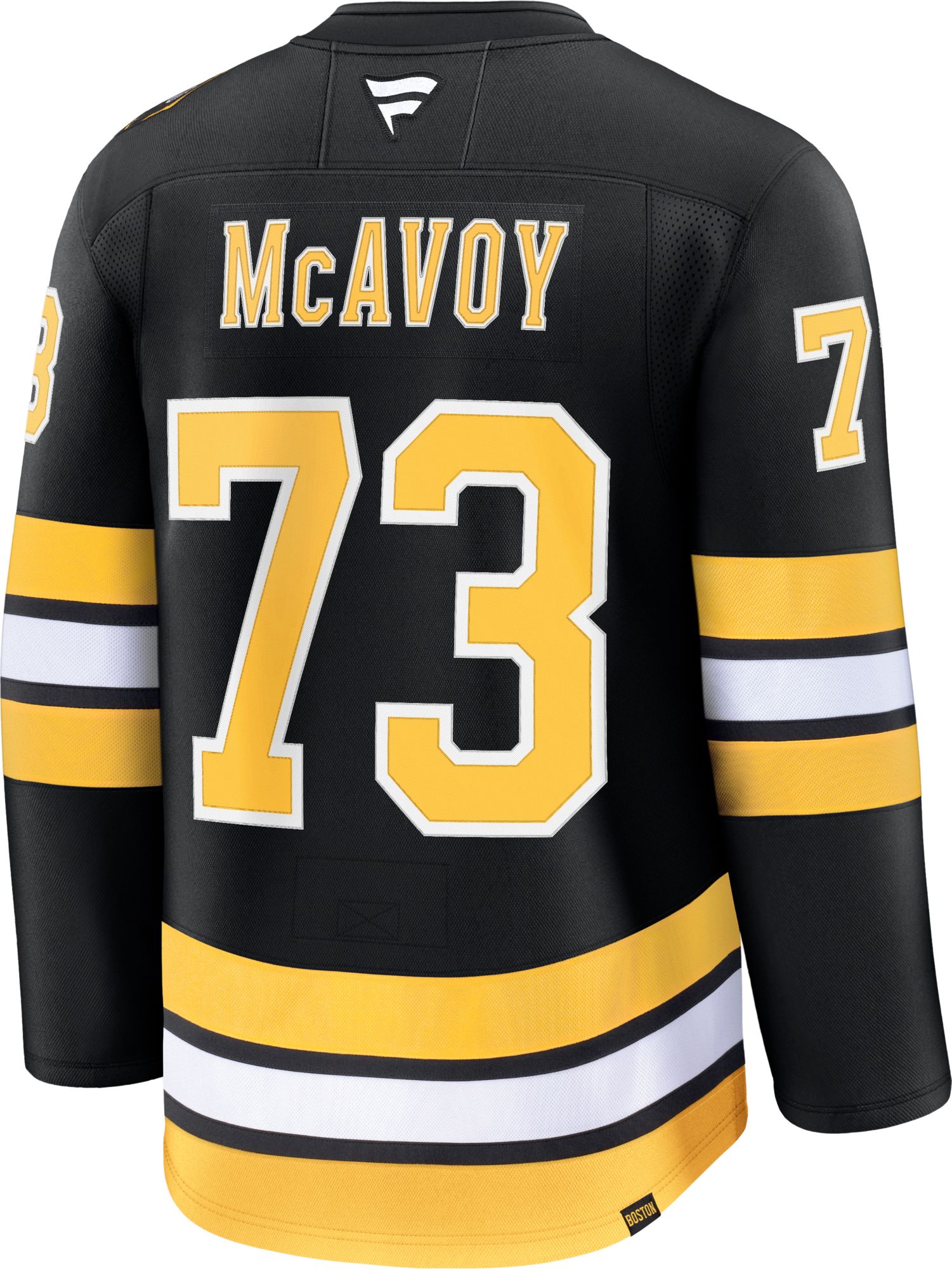 NHL Men's Boston Bruins Charlie McAvoy #73 Home Black Premium Authentic Jersey product image