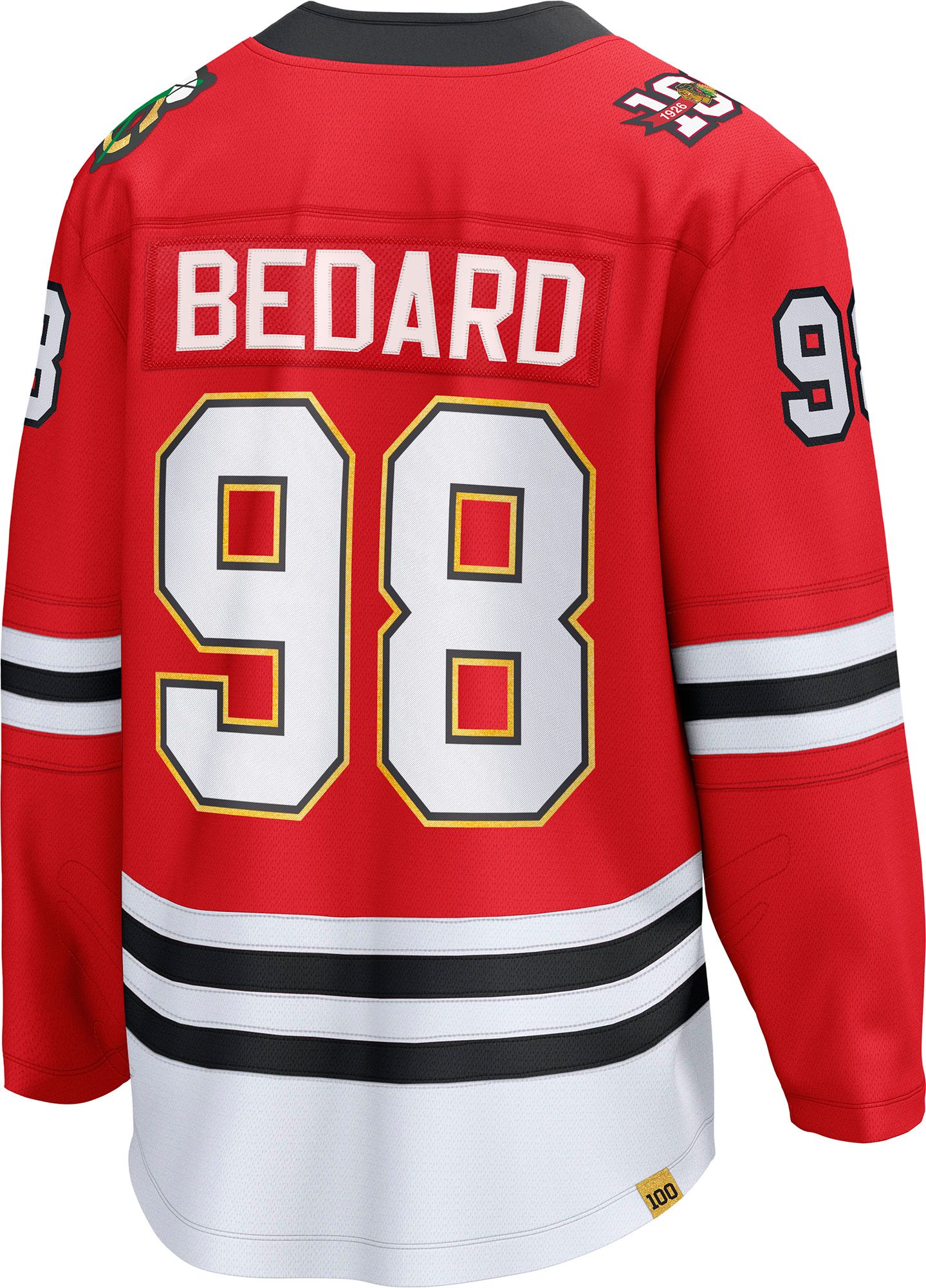 NHL Men's Chicago Blackhawks Connor Bedard #98 Red Premium Home Jersey product image