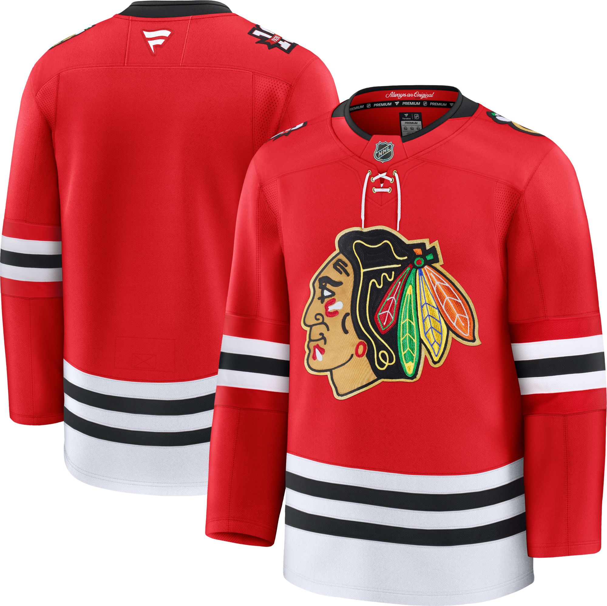 NHL Men's Chicago Blackhawks Centennial Red Home Premium Authentic Jersey product image