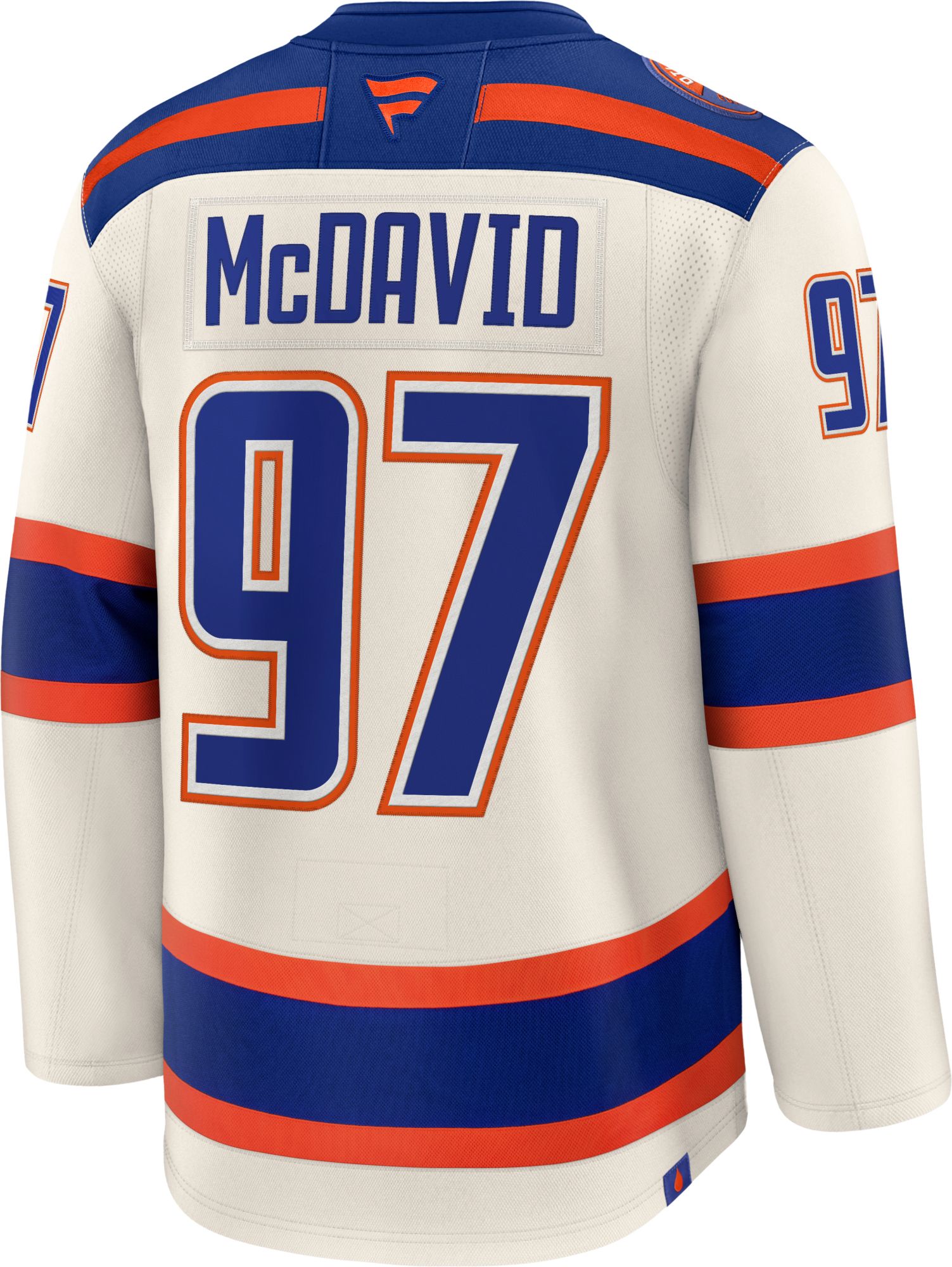 NHL Men's Edmonton Oilers Connor McDavid #97 Alternate Cream Premium Authentic Jersey product image