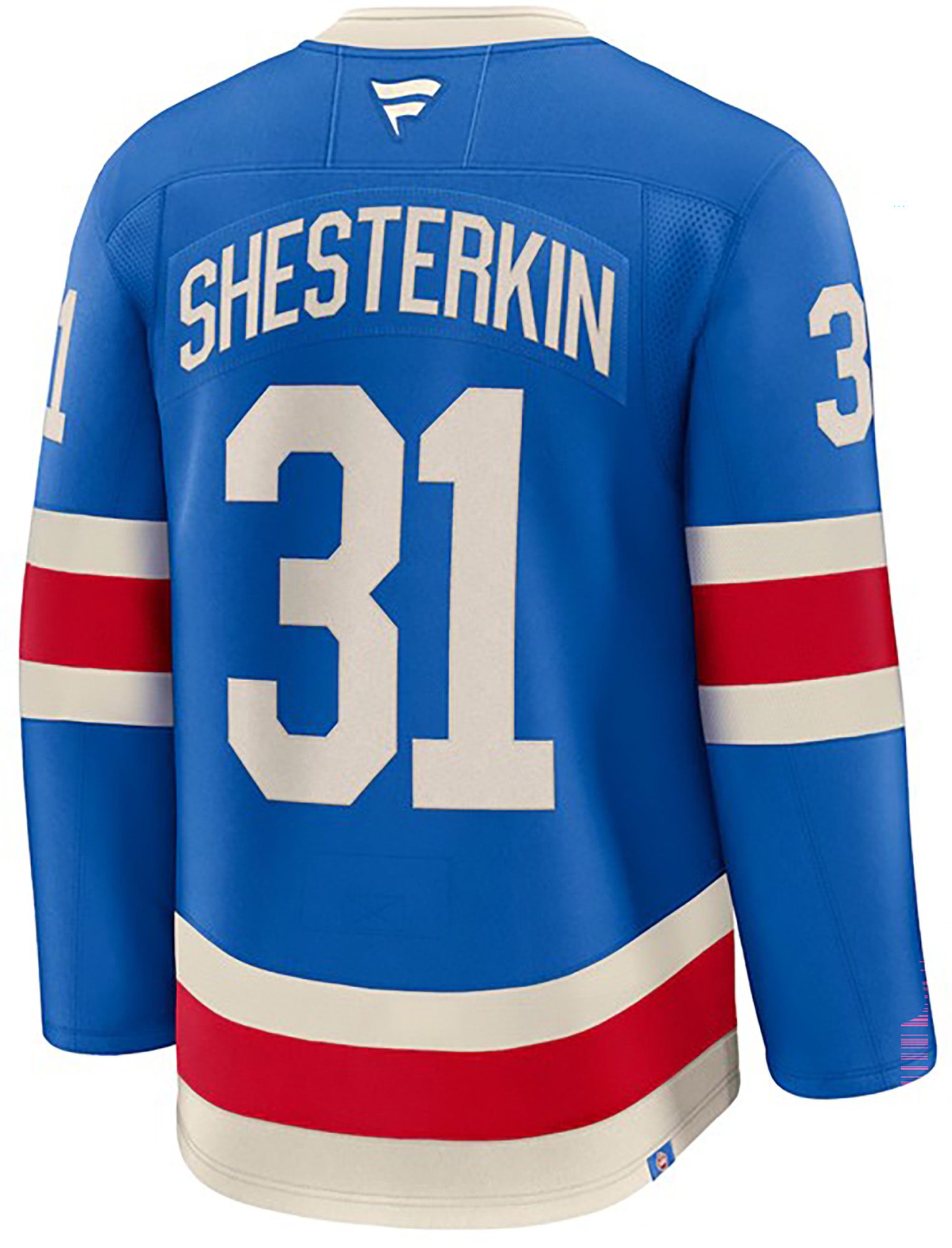 NHL Men's New York Rangers Igor Shesterkin #31 Blue Premium Authentic Second Alternate Jersey product image