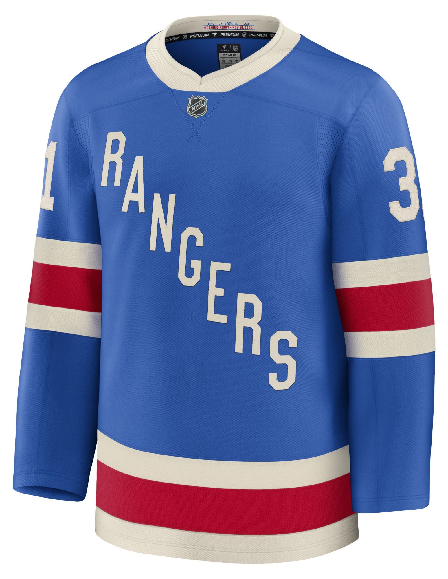 NHL Men's New York Rangers Igor Shesterkin #31 Blue Alternate 2