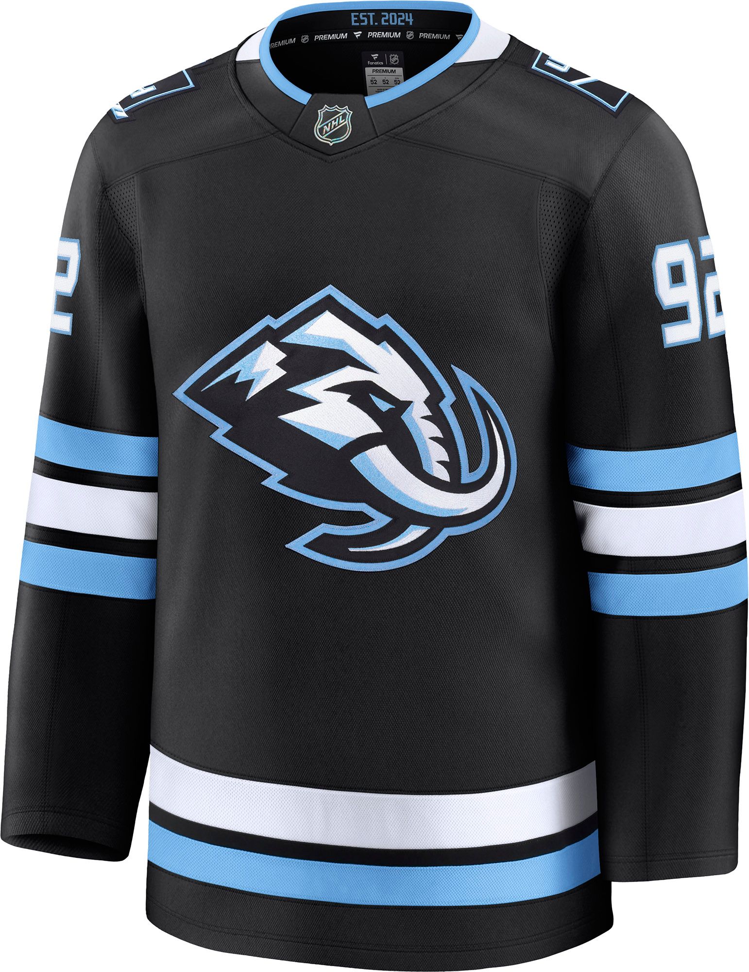 NHL Men's Utah Mammoth Logan Cooley #92 Home Black Premium Authentic Jersey product image