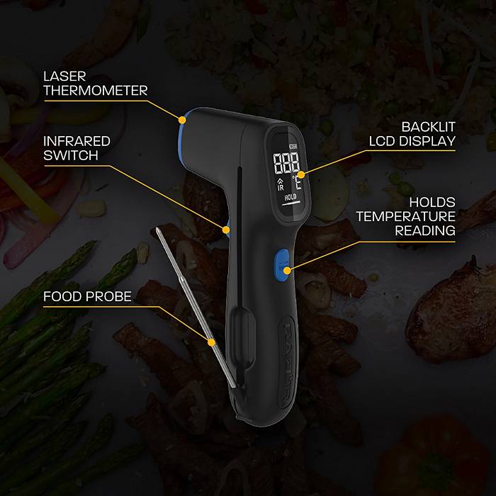 BLACKSTONE Infrared Thermometer With Probe