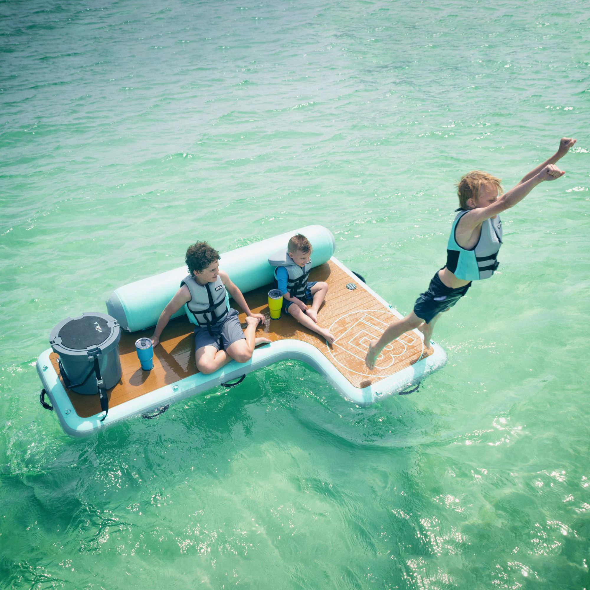 Bote Inflatable Multi-Person Dock Hangout Couch Classic - Starboard product image