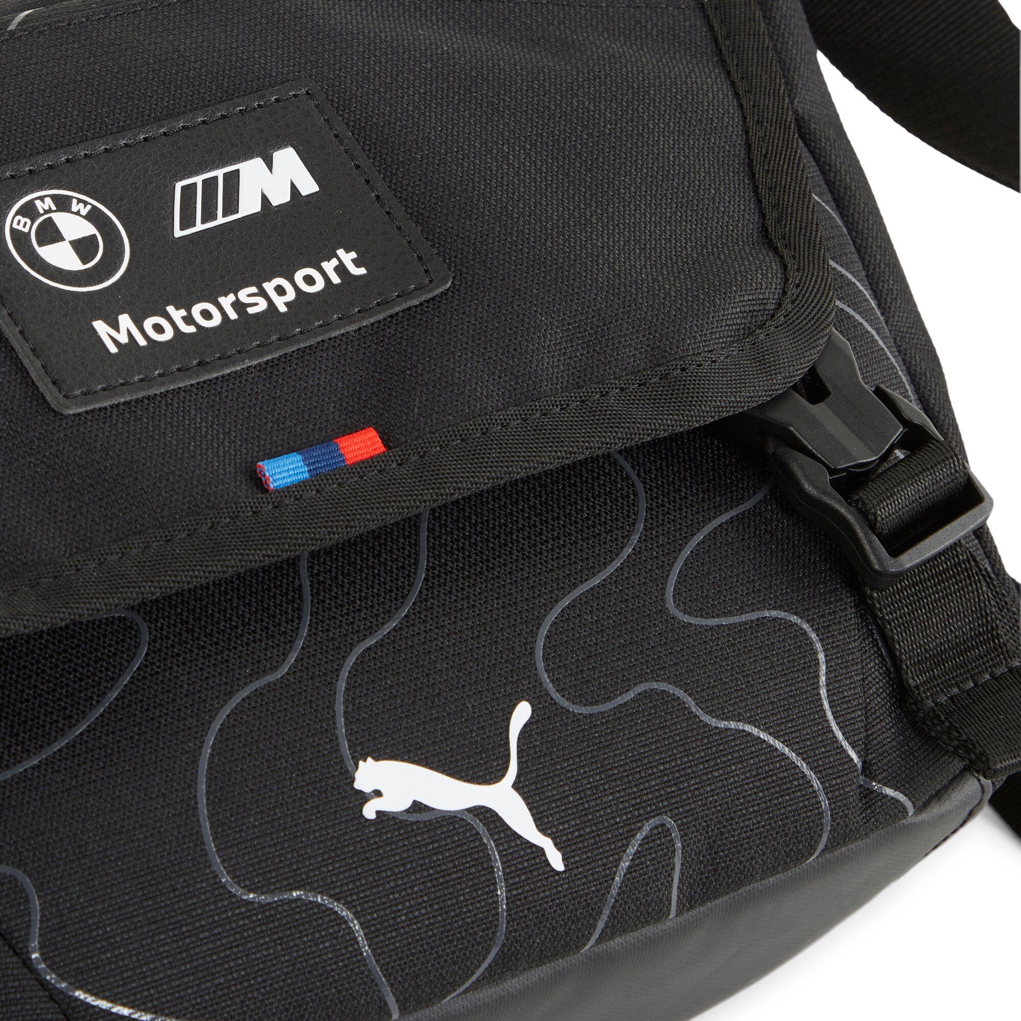 Puma Unisex BMW Formula 1 Racing Black Statement Messenger Bag product image