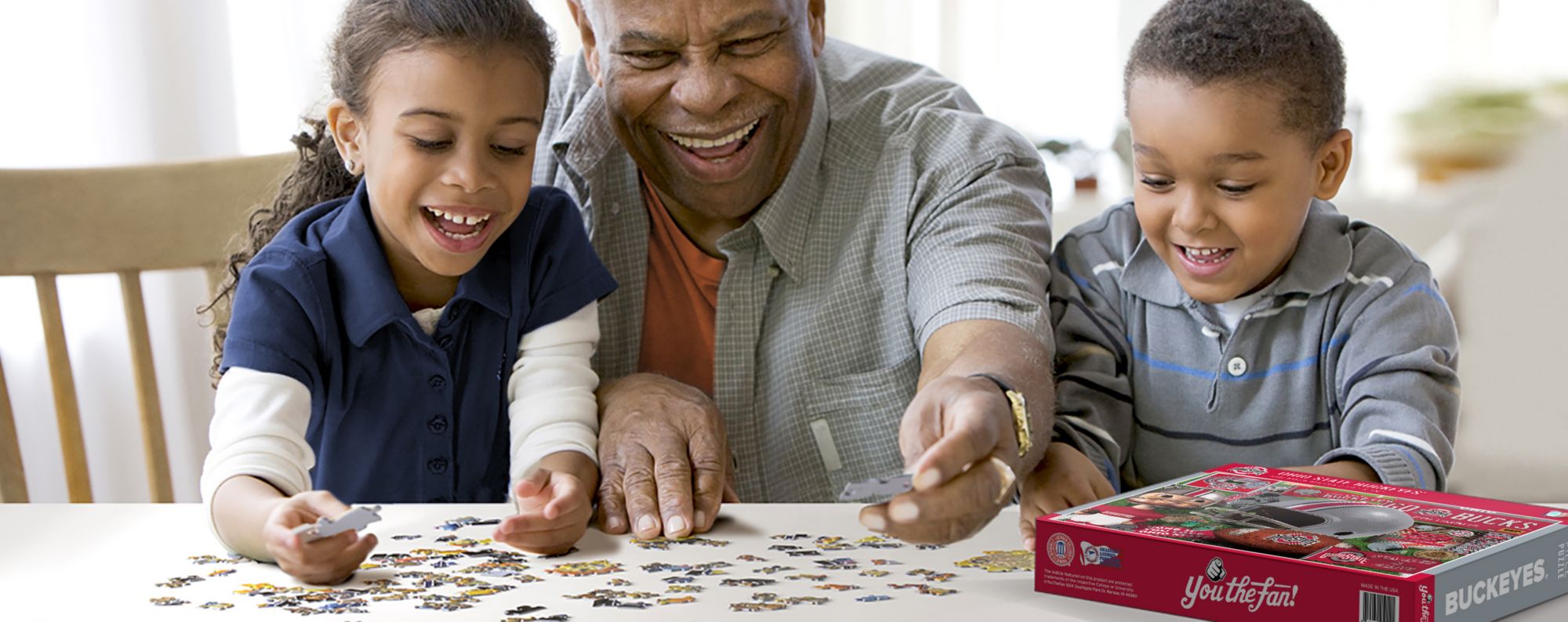 YouTheFan Ohio State Buckeyes Retro Series 500-Piece Puzzle product image