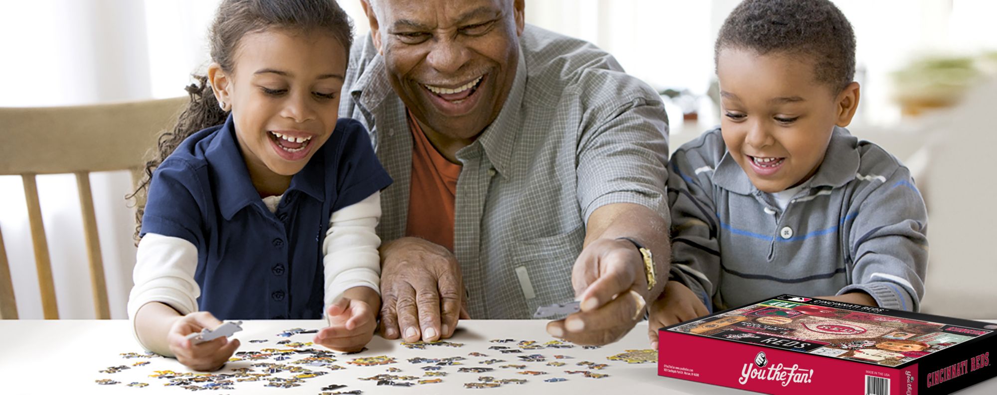 YouTheFan Cincinnati Reds Retro Series 500-Piece Puzzle product image