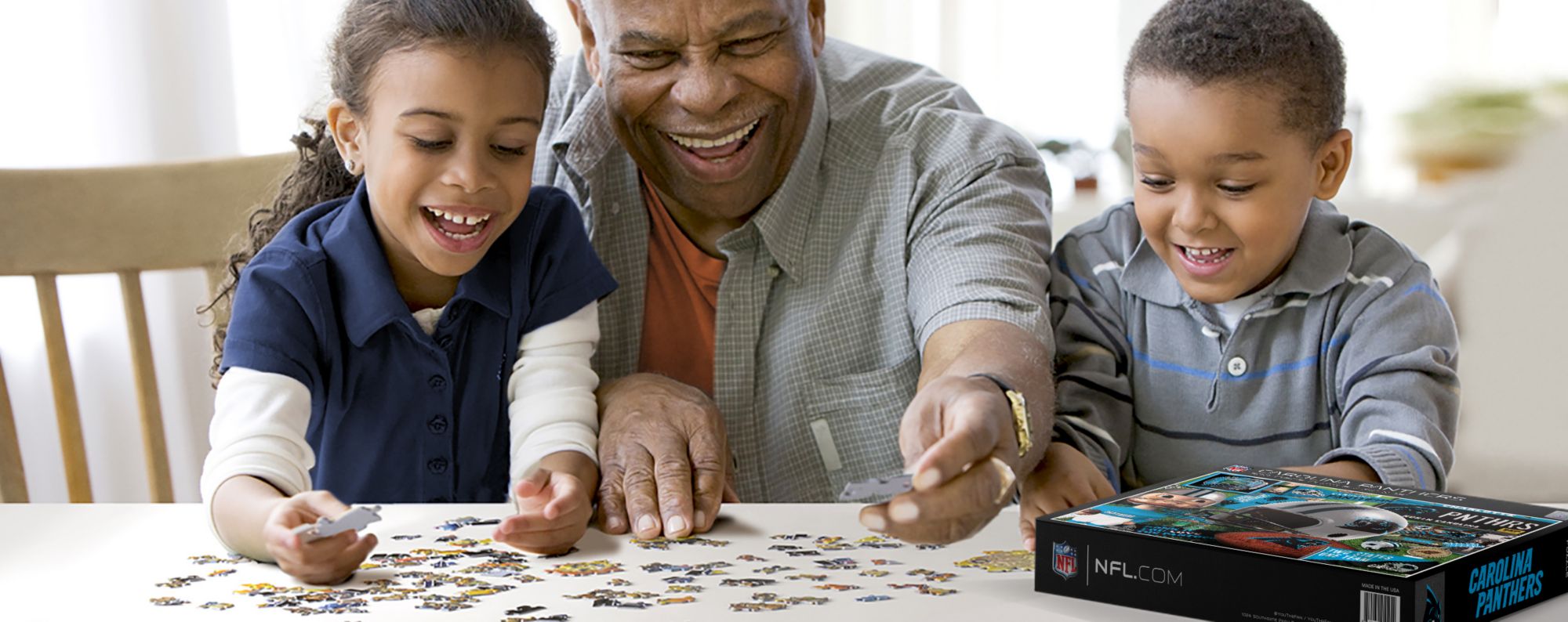 YouTheFan Carolina Panthers Retro Series 500-Piece Puzzle product image