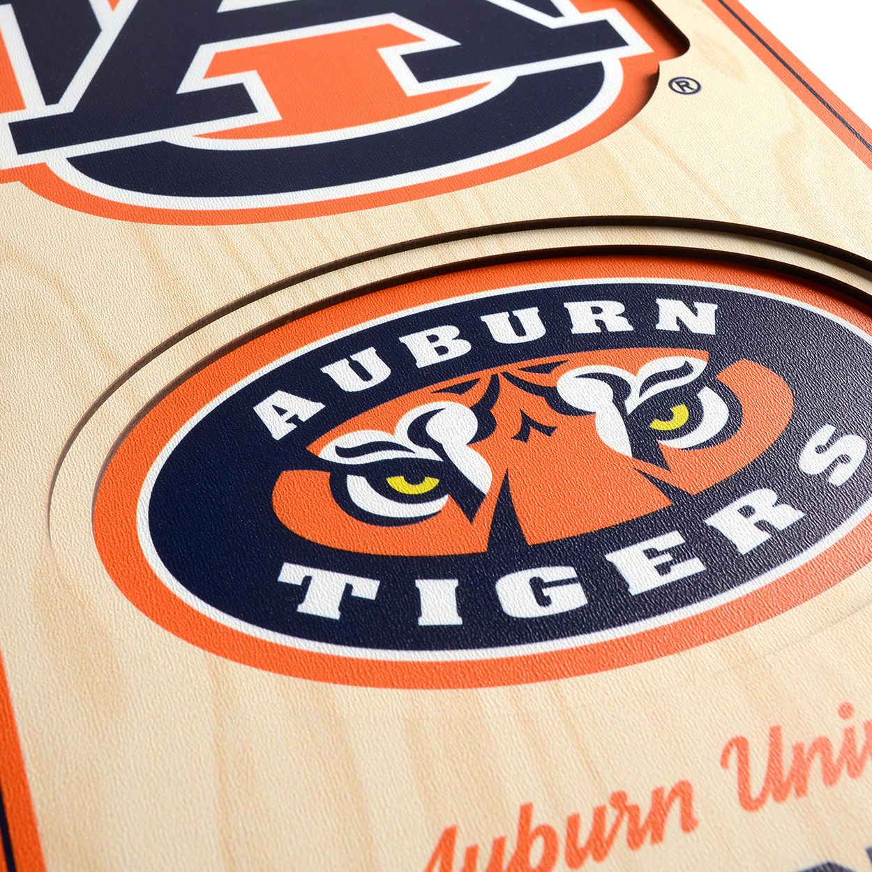 YouTheFan Auburn Tigers 8"x32" 3-D Banner product image