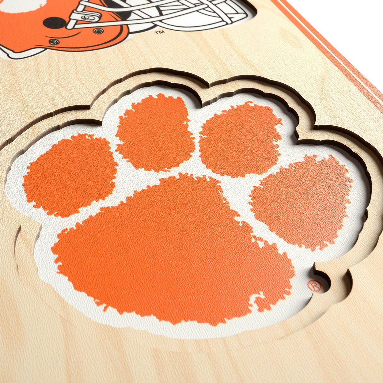 YouTheFan Clemson Tigers 8"x32" 3-D Banner product image