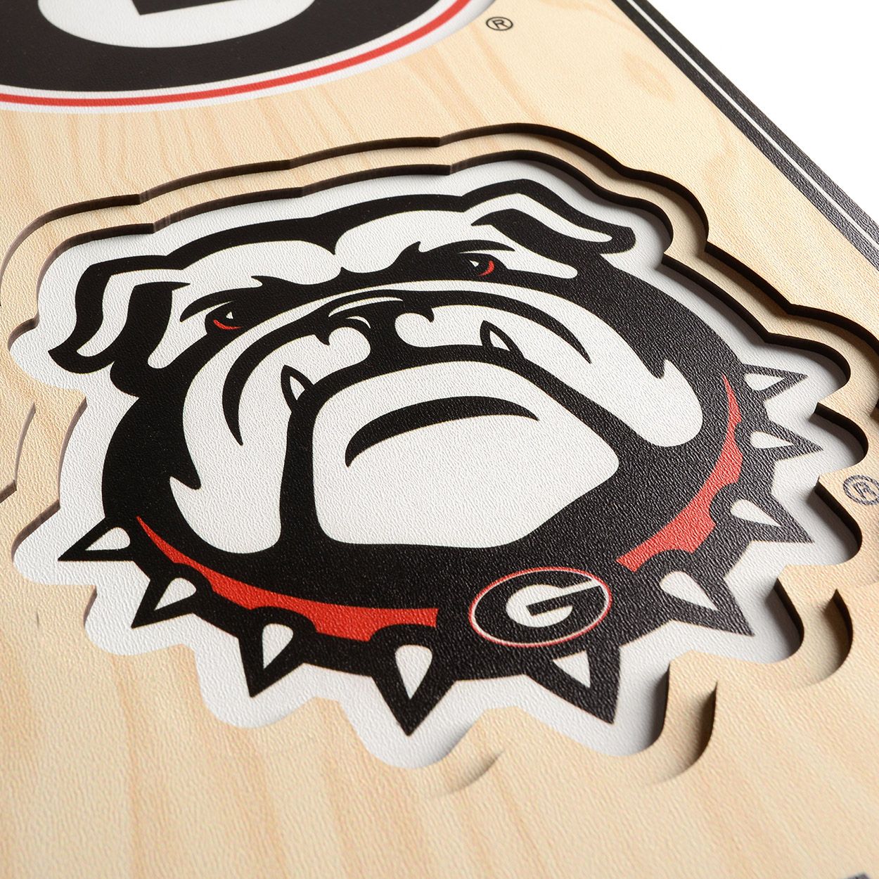 You The Fan Georgia Bulldogs 8"x32" 3-D Banner