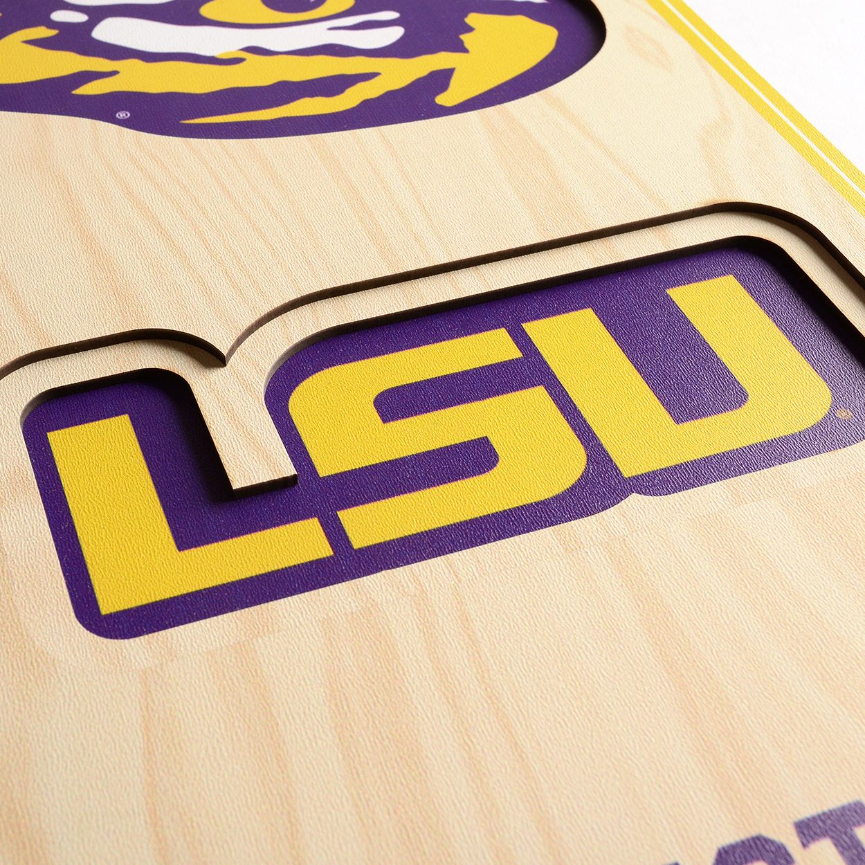 YouTheFan LSU Tigers 8"x32" 3-D Banner product image