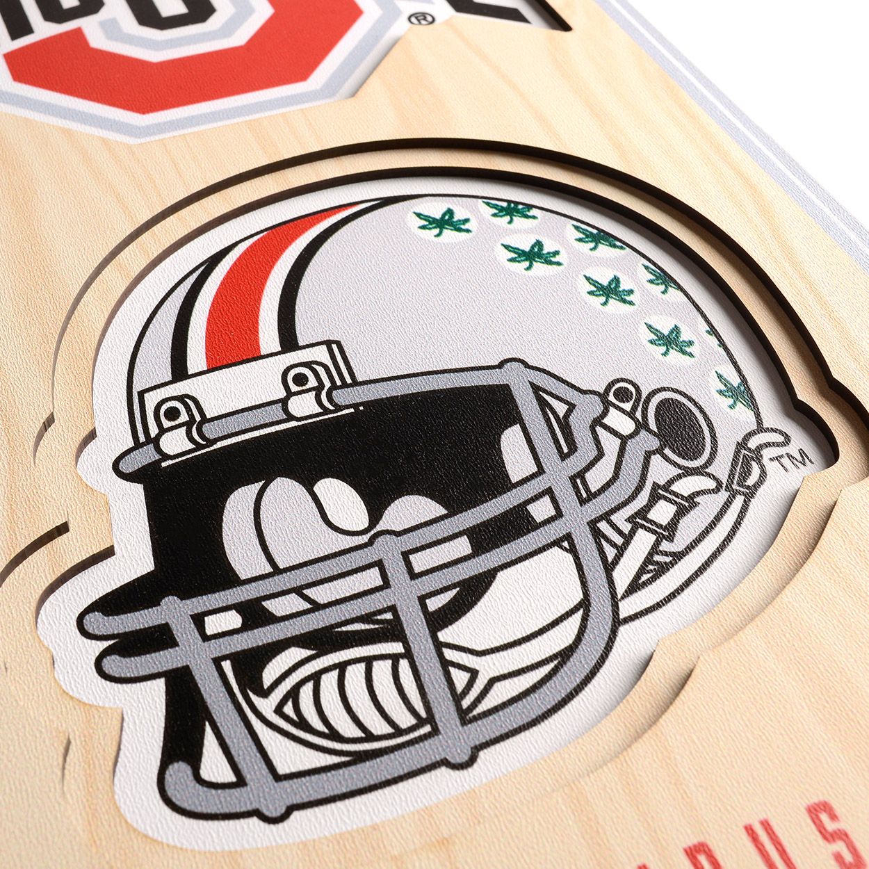 YouTheFan Ohio State Buckeyes 8"x32" 3-D Banner product image