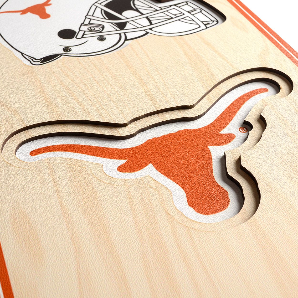 YouTheFan Texas Longhorns 8"x32" 3-D Banner product image