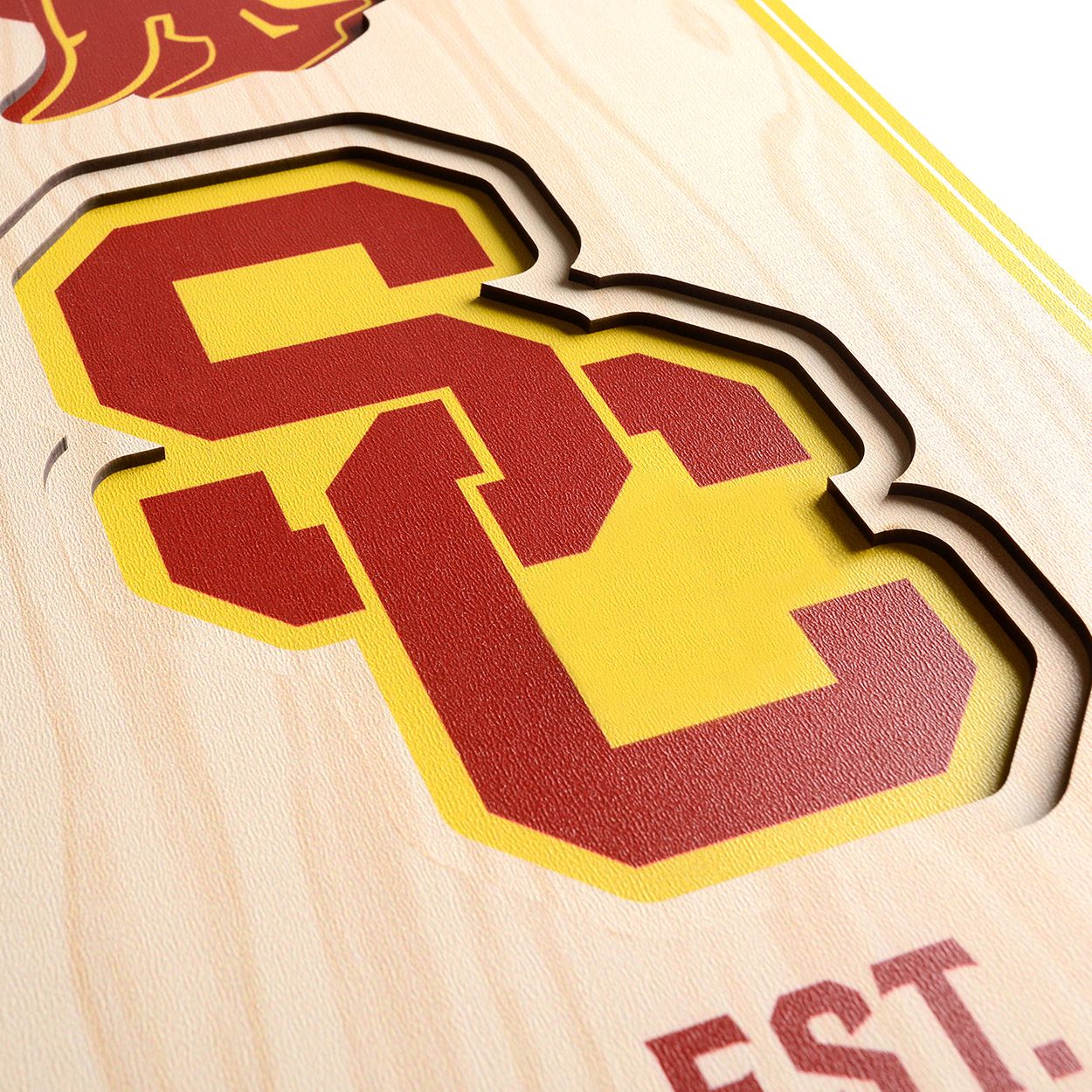 YouTheFan USC Trojans 8"x32" 3-D Banner product image