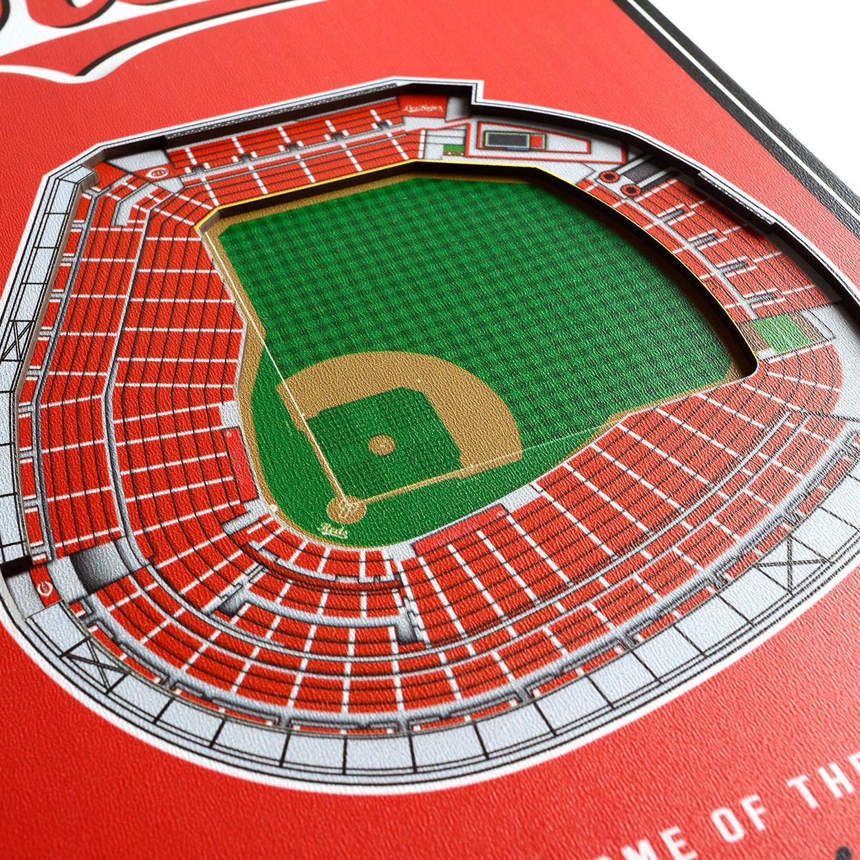 You The Fan Cincinnati Reds 8''x32'' 3-D Banner product image