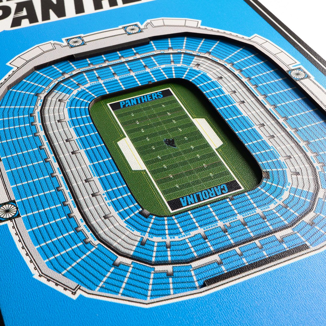 YouTheFan Carolina Panthers 8''x32'' 3-D Banner product image
