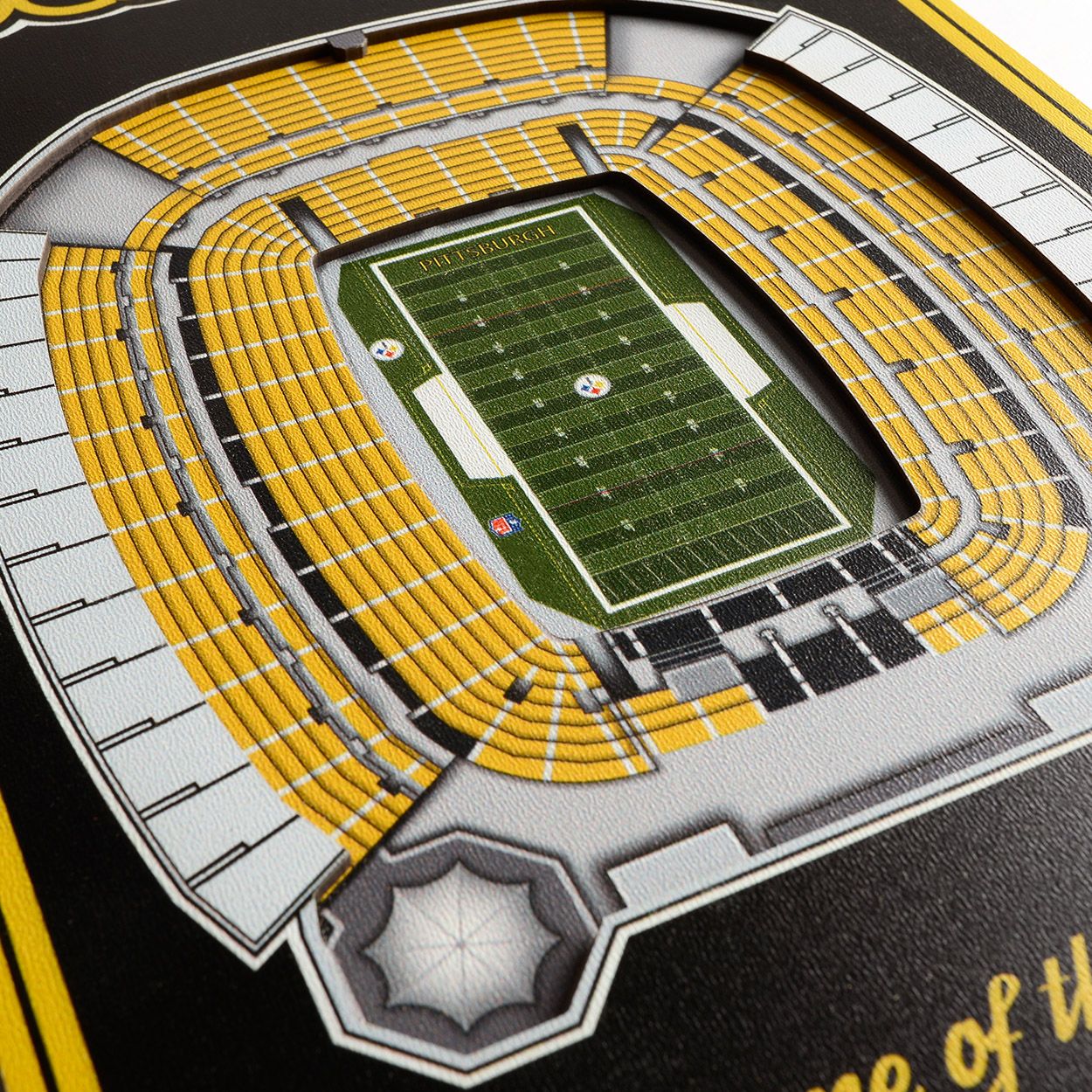 YouTheFan Pittsburgh Steelers 8''x32'' 3-D Banner product image