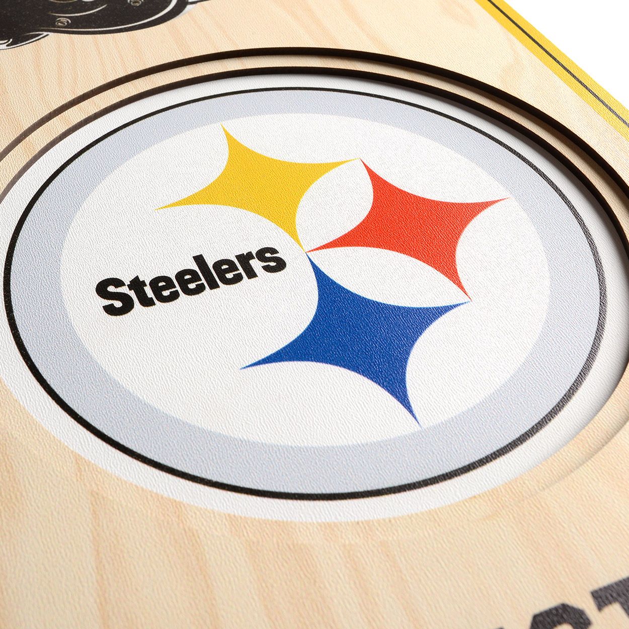 YouTheFan Pittsburgh Steelers 8''x32'' 3-D Banner product image