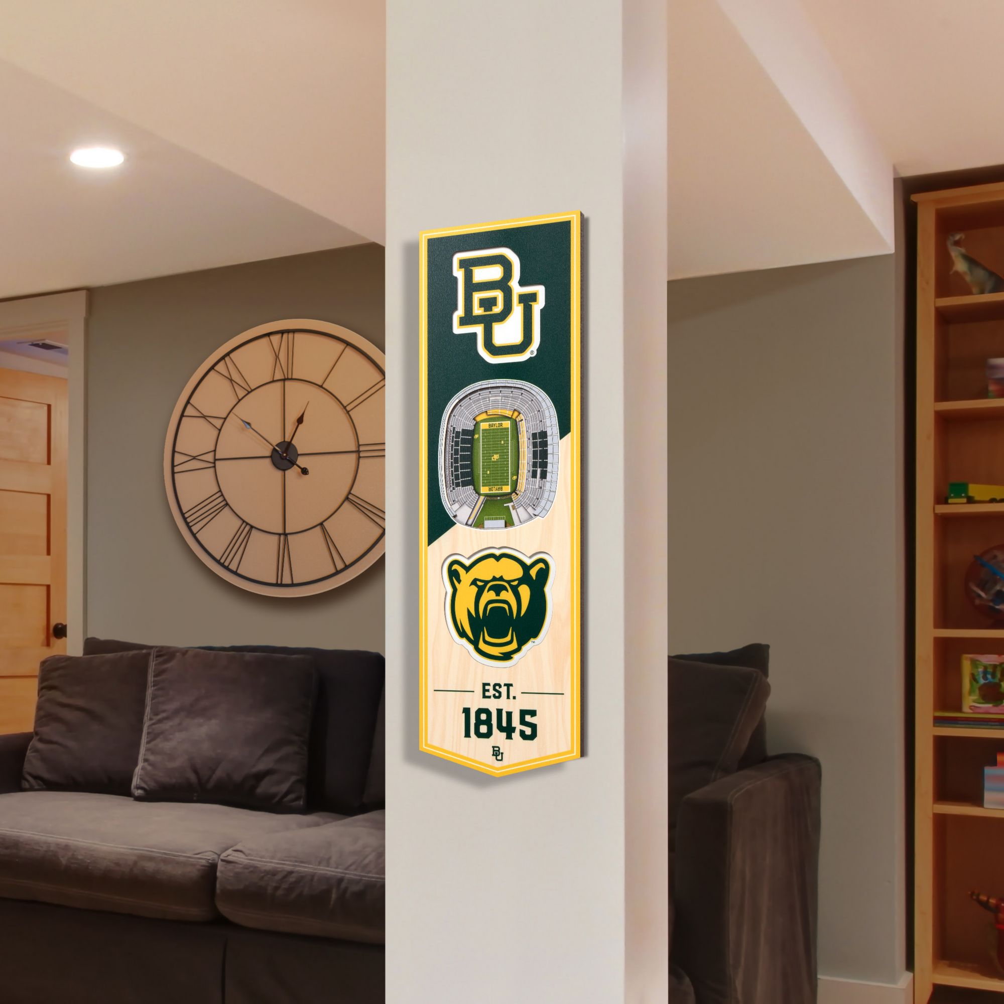YouTheFan Baylor Bears 6"x19" 3-D Banner product image