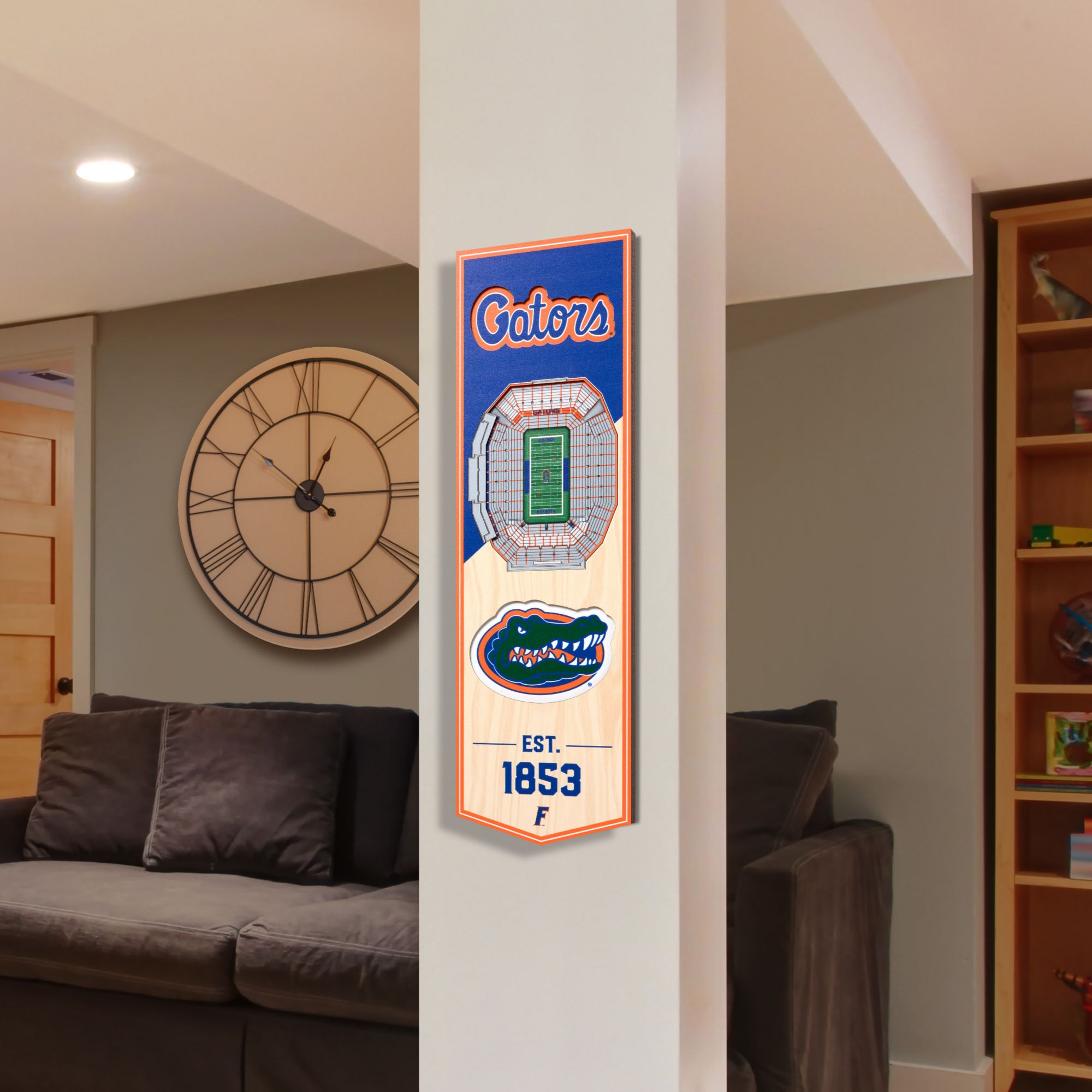 YouTheFan Florida Gators 6"x19" 3-D Banner product image