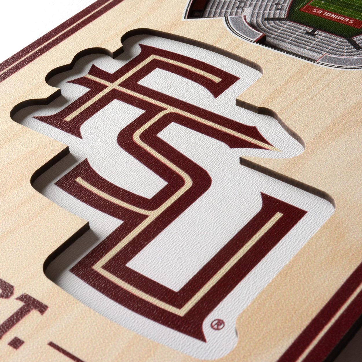 YouTheFan Florida State Seminoles 6"x19" 3-D Banner product image