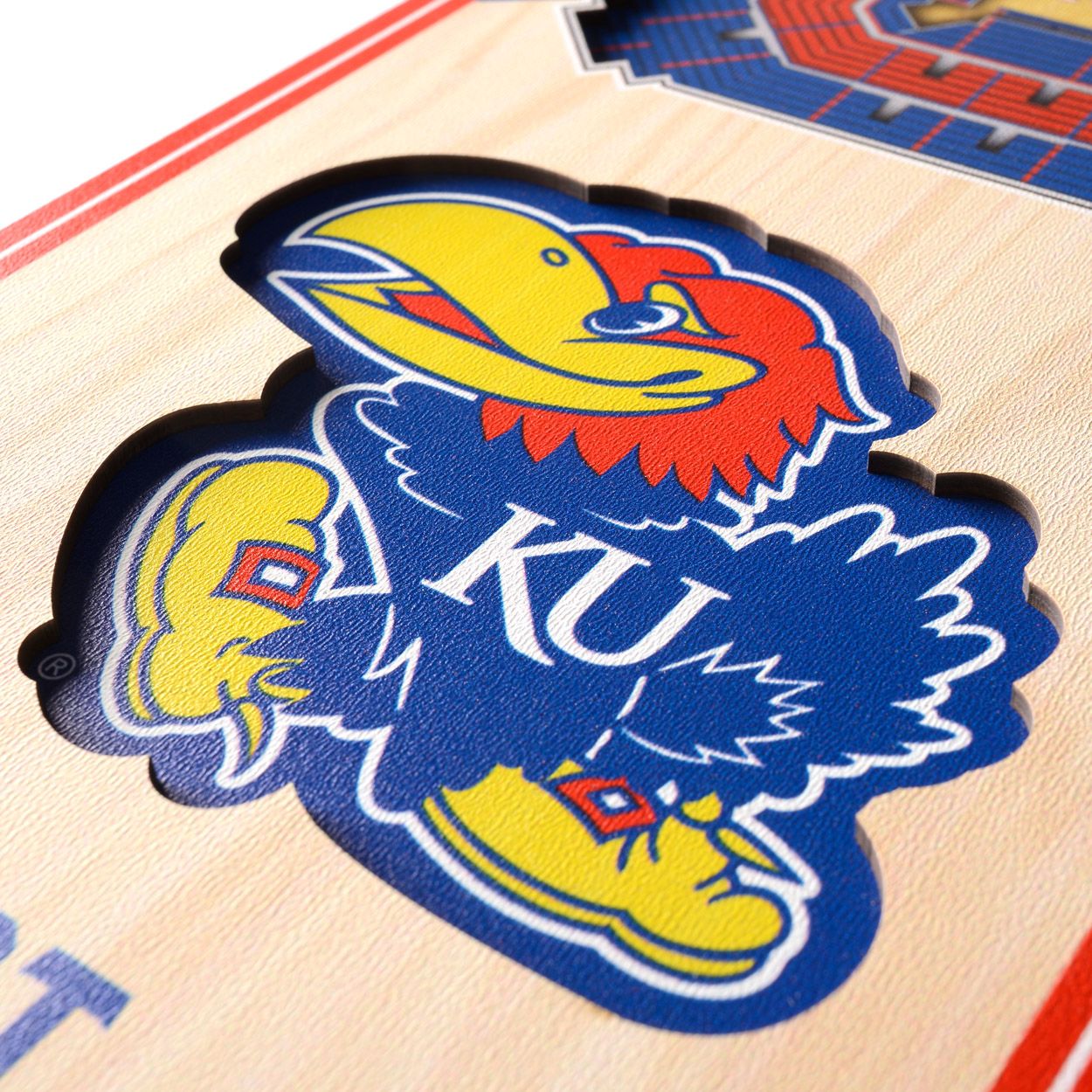 YouTheFan Kansas Jayhawks 6"x19" 3-D Banner product image
