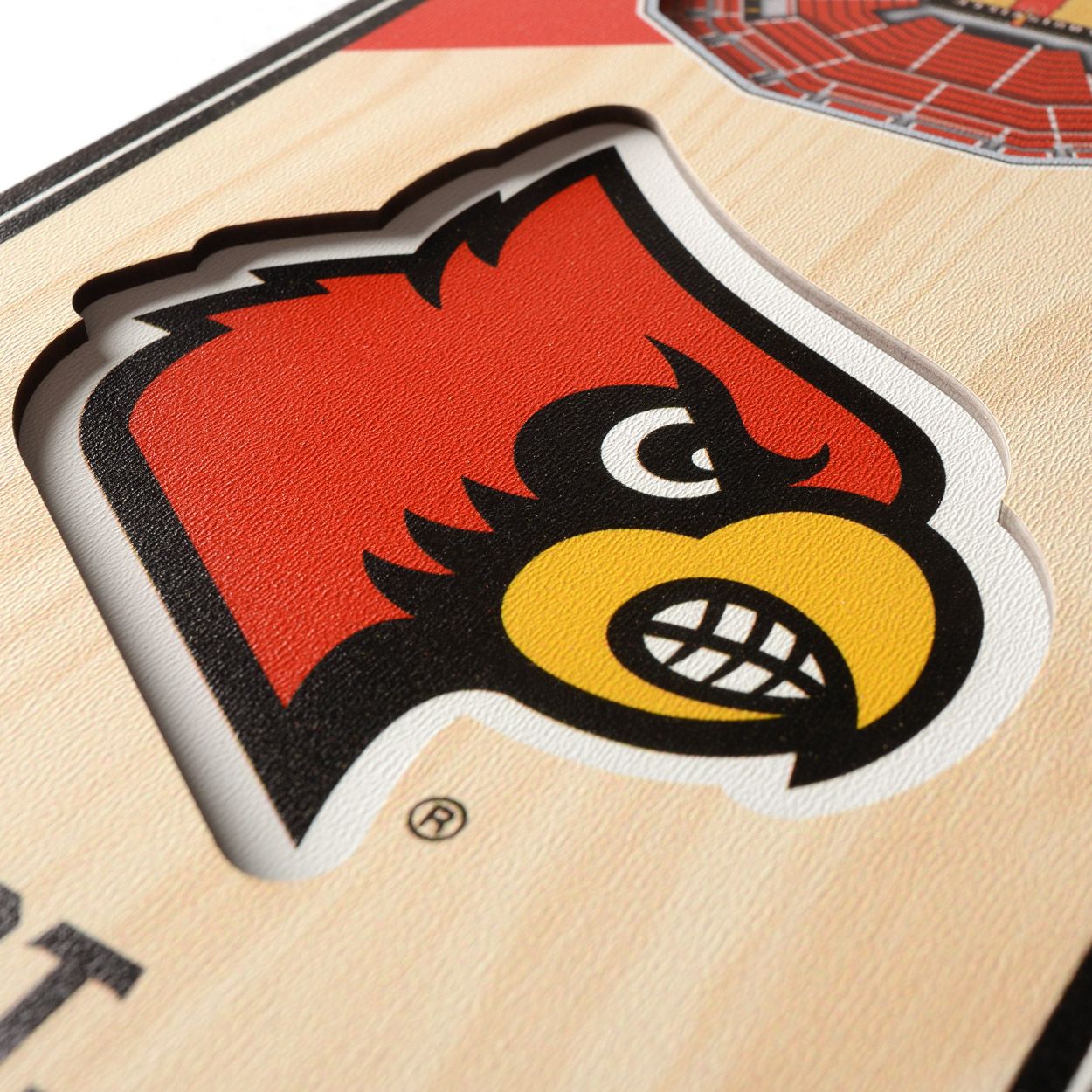 YouTheFan Louisville Cardinals 6"x19" 3-D Banner product image
