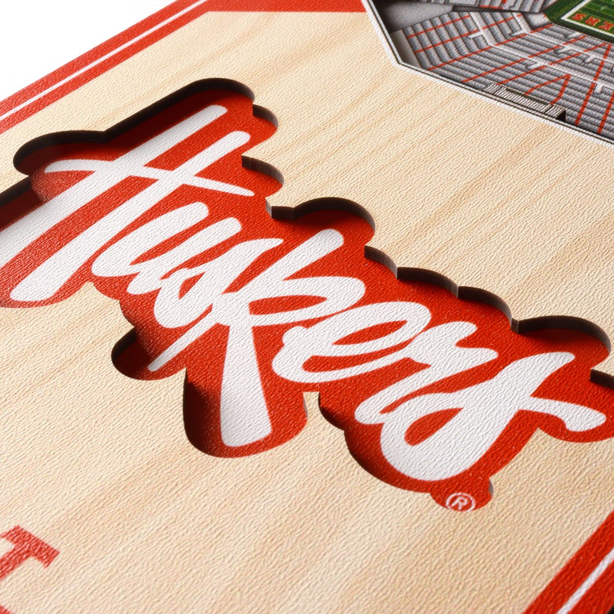 YouTheFan Nebraska Cornhuskers 6"x19" 3-D Banner product image