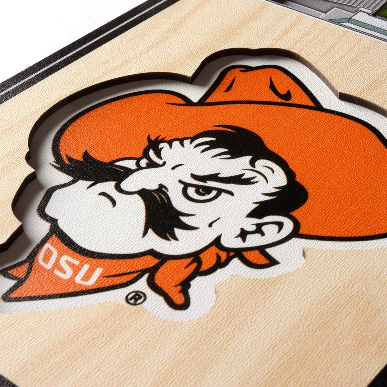 YouTheFan Oklahoma State Cowboys 6"x19" 3-D Banner product image