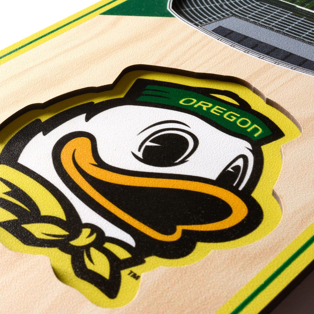 YouTheFan Oregon Ducks 6"x19" 3-D Banner product image