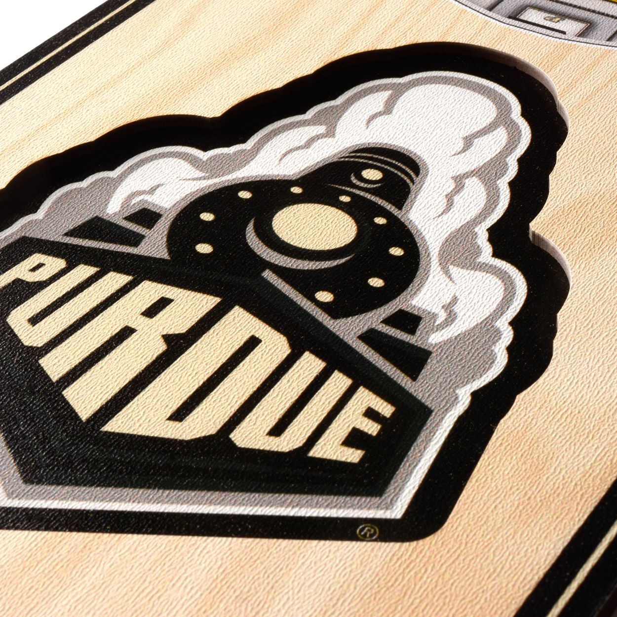 YouTheFan Purdue Boilermakers 6"x19" 3-D Banner product image