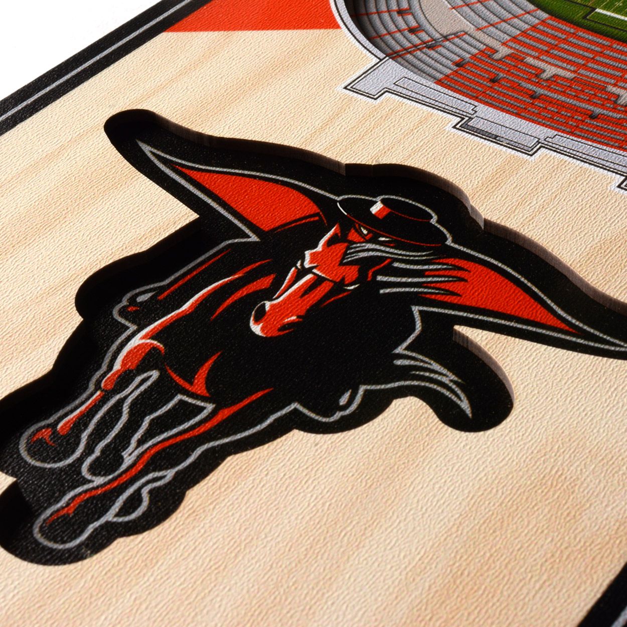 YouTheFan Texas Tech Red Raiders 6"x19" 3-D Banner product image