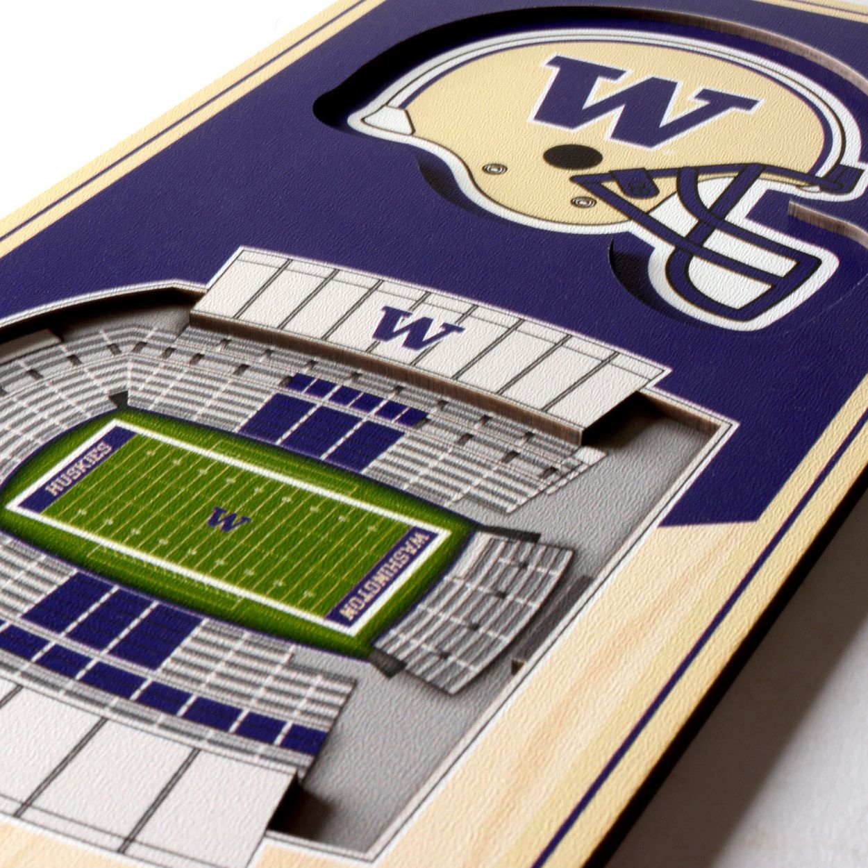 YouTheFan Washington Huskies 6"x19" 3-D Banner product image