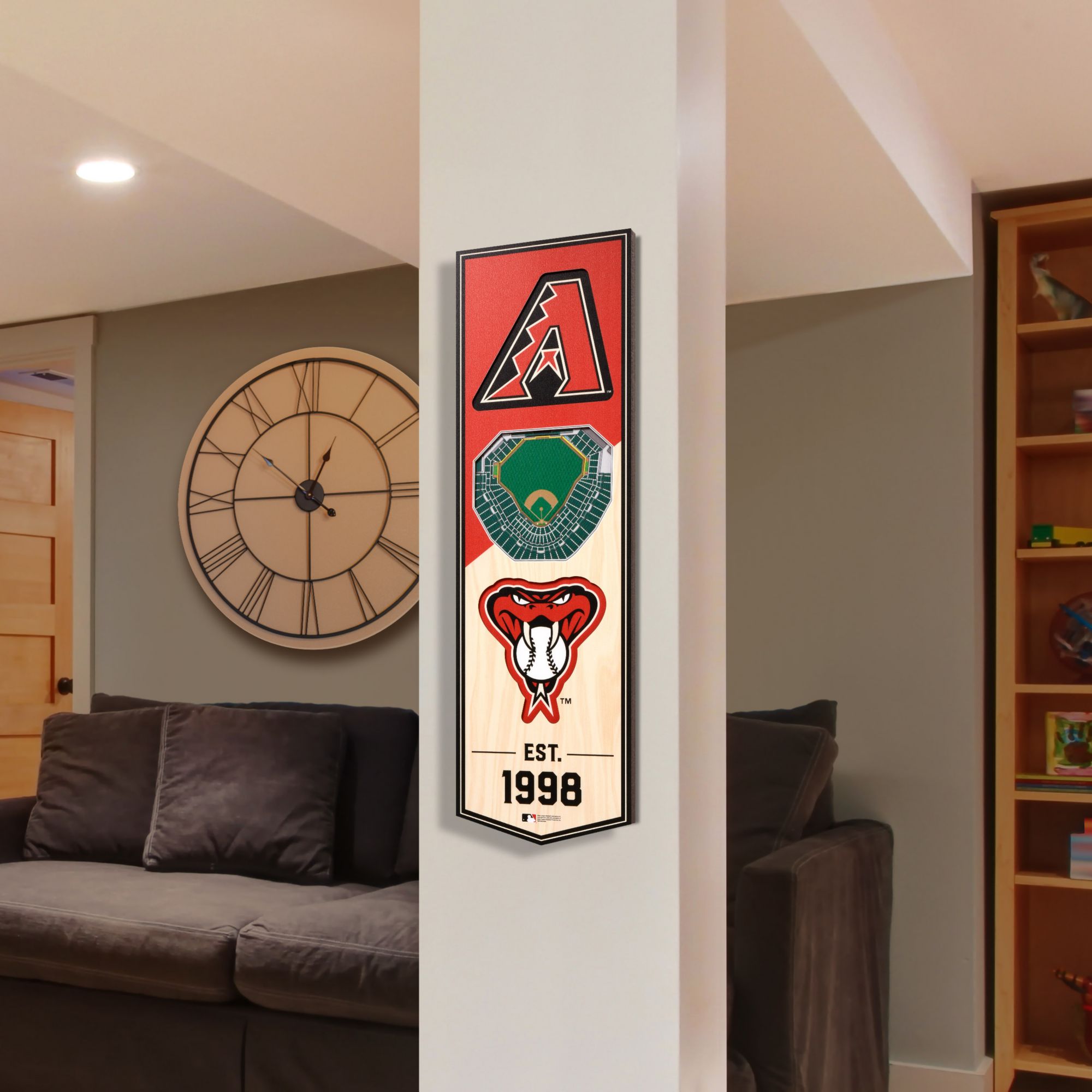 YouTheFan Arizona Diamondbacks 6''x19'' 3-D Banner product image