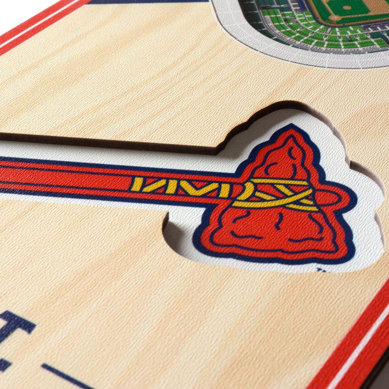 YouTheFan Atlanta Braves 6''x19'' 3-D Banner product image