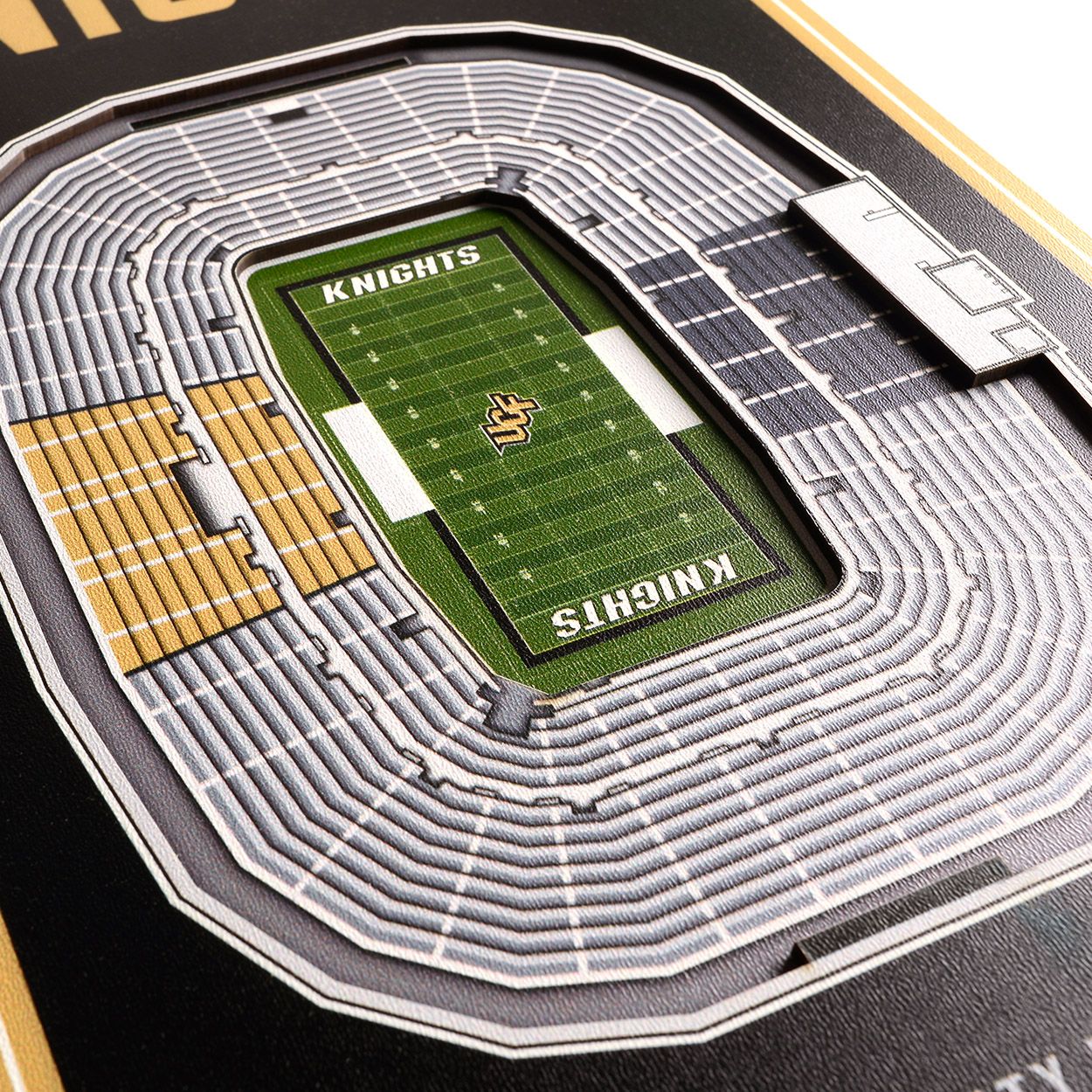 You The Fan UCF Knights 8"x32" 3-D Banner product image