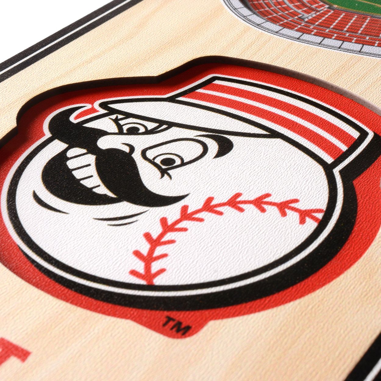 YouTheFan Cincinnati Reds 6''x19'' 3-D Banner product image