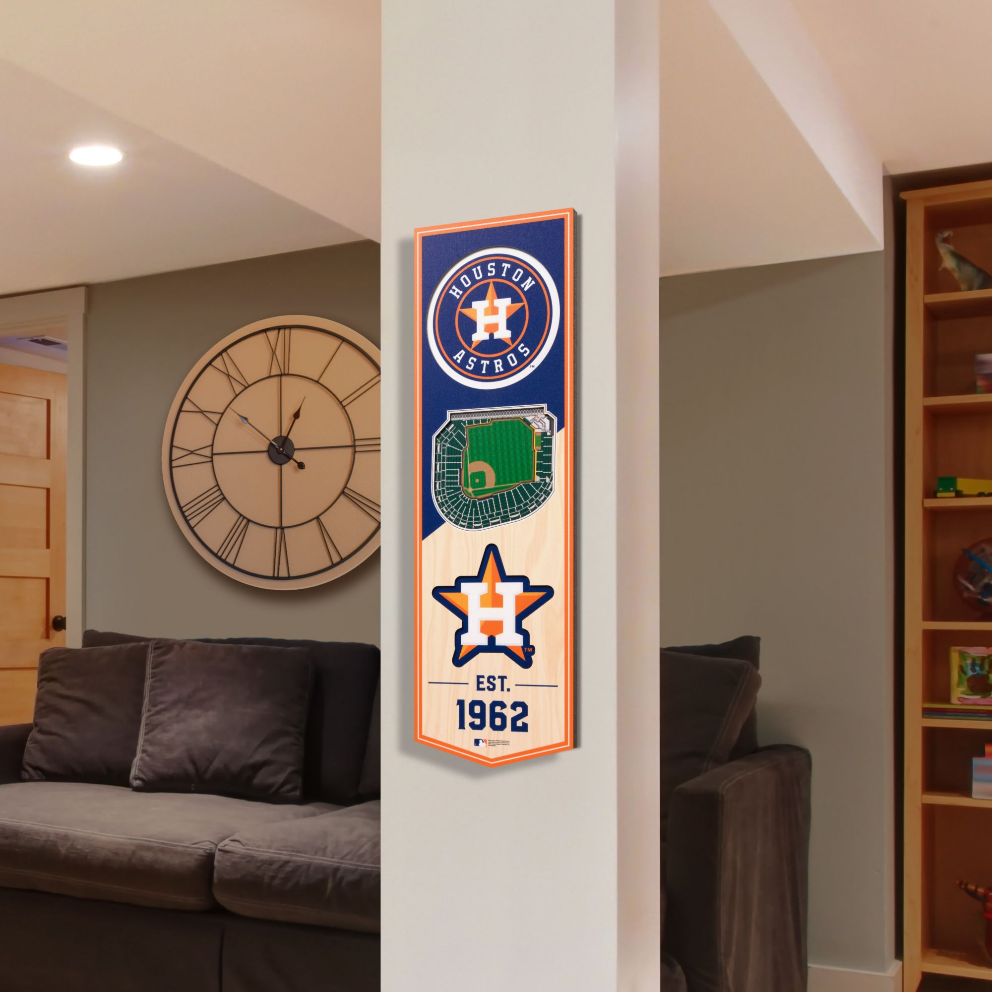 YouTheFan Houston Astros 6''x19'' 3-D Banner product image
