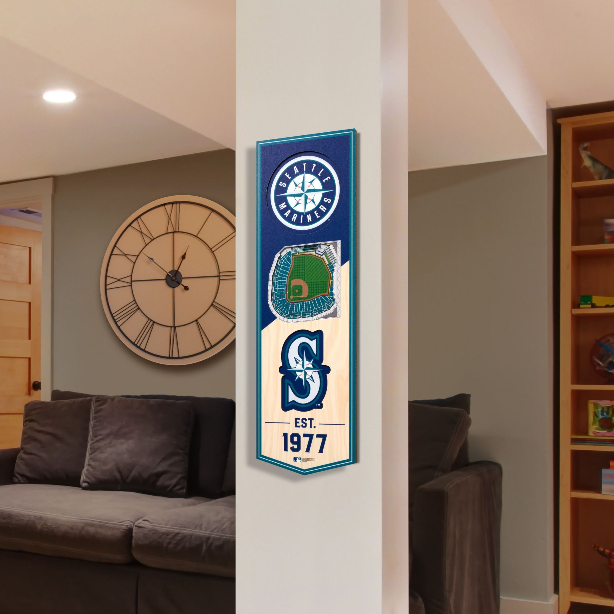 YouTheFan Seattle Mariners 6''x19'' 3-D Banner product image