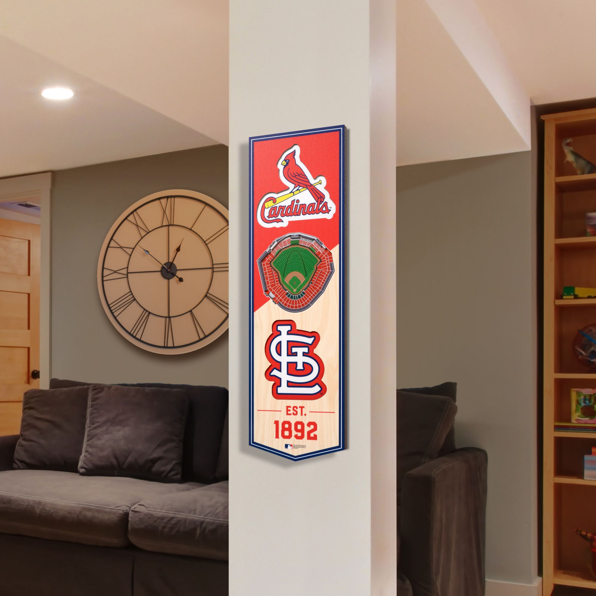 YouTheFan St. Louis Cardinals 6''x19'' 3-D Banner product image