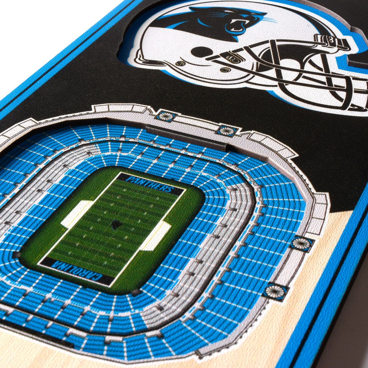 YouTheFan Carolina Panthers 6''x19'' 3-D Banner product image