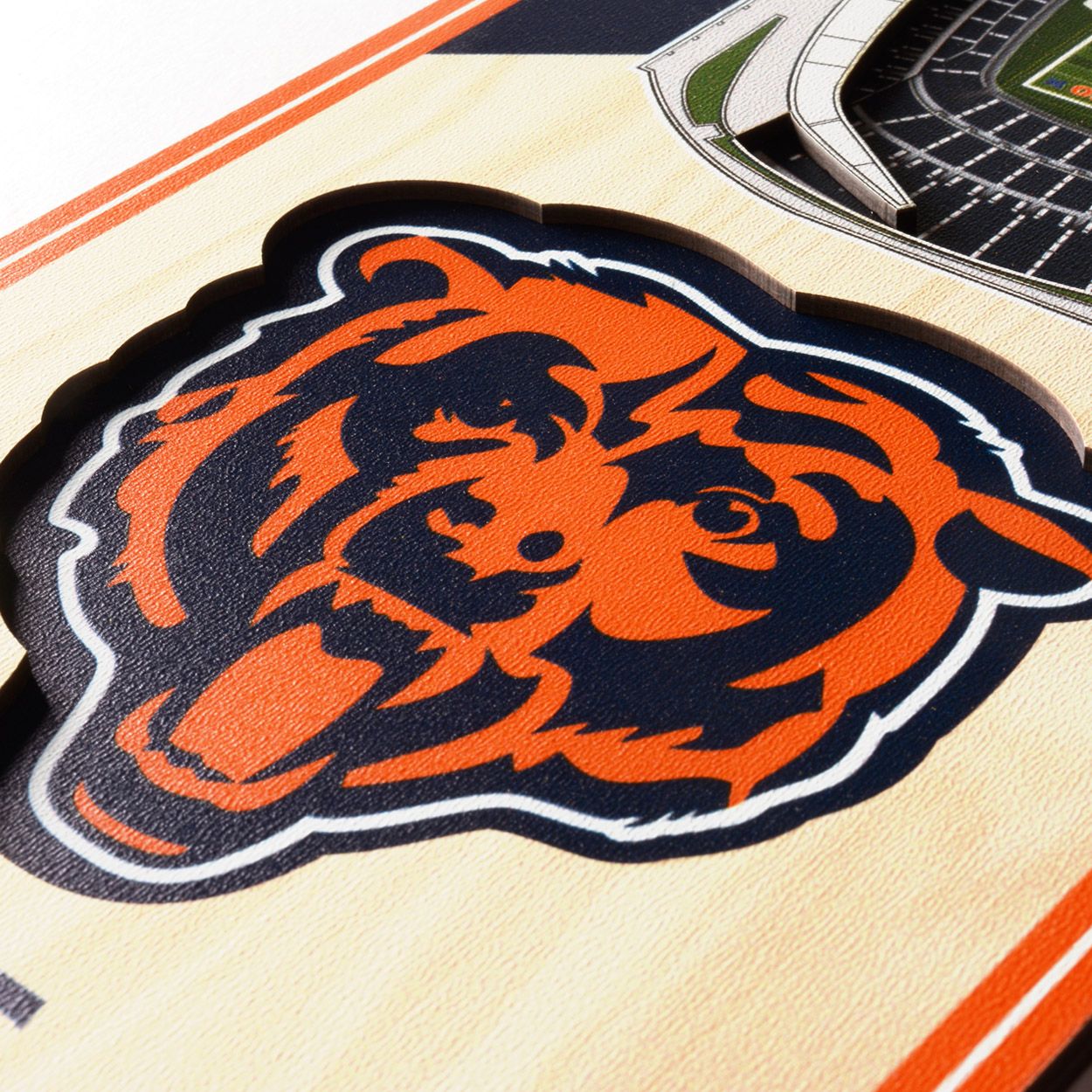 YouTheFan Chicago Bears 6''x19'' 3-D Banner product image