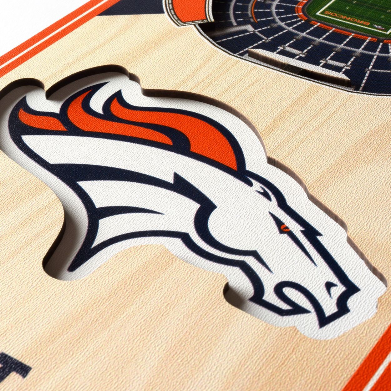 YouTheFan Denver Broncos 6''x19'' 3-D Banner product image