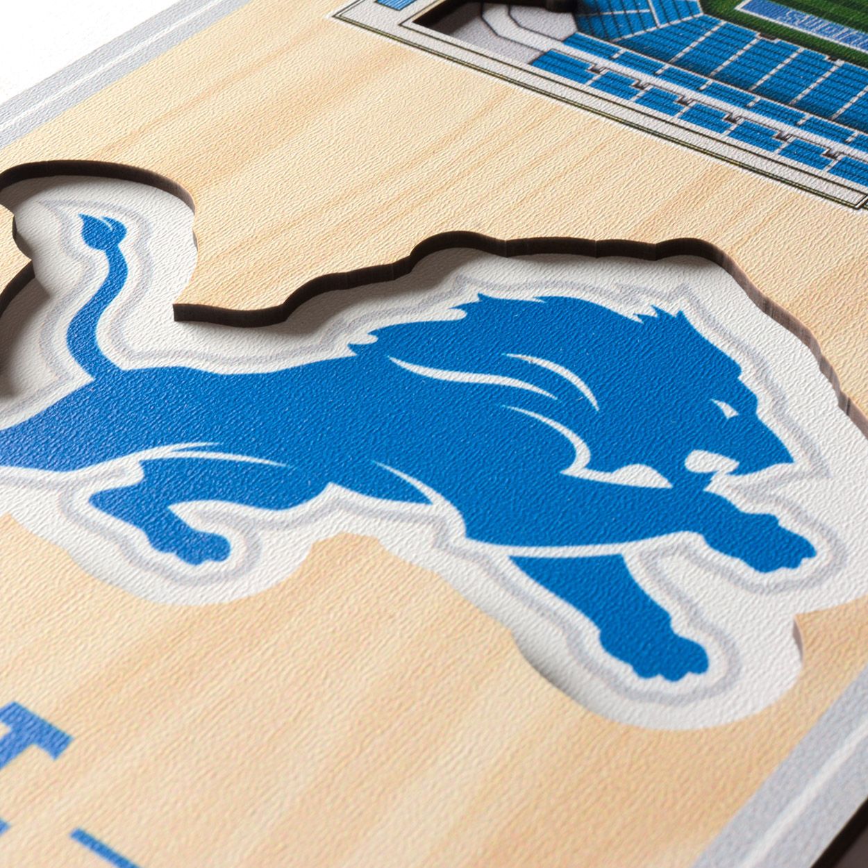 YouTheFan Detroit Lions 6''x19'' 3-D Banner product image